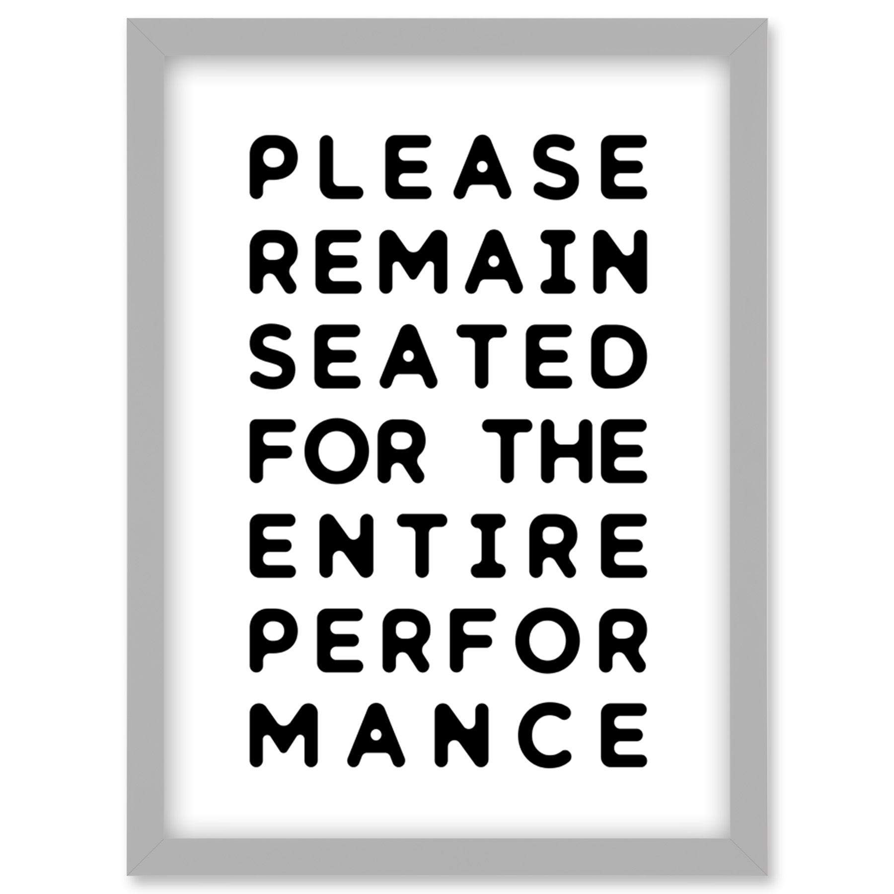 Lustiges WC Wandbild Bitte sitzen bleiben Badezimmer gerahmtes Kunstbild Druck A4 - Bild 14 von 31