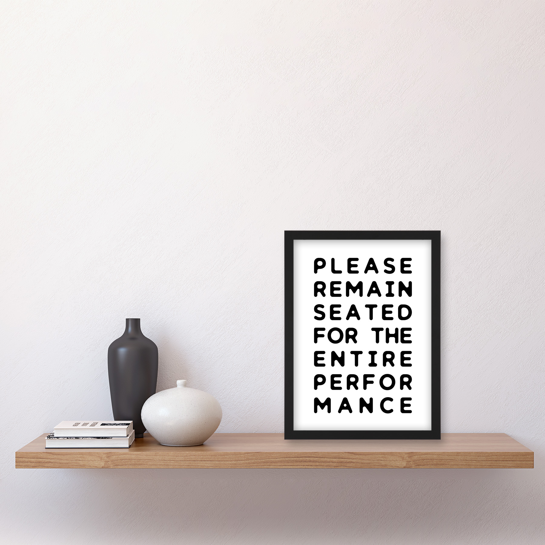 Lustiges WC Wandbild Bitte sitzen bleiben Badezimmer gerahmtes Kunstbild Druck A4 - Bild 3 von 31