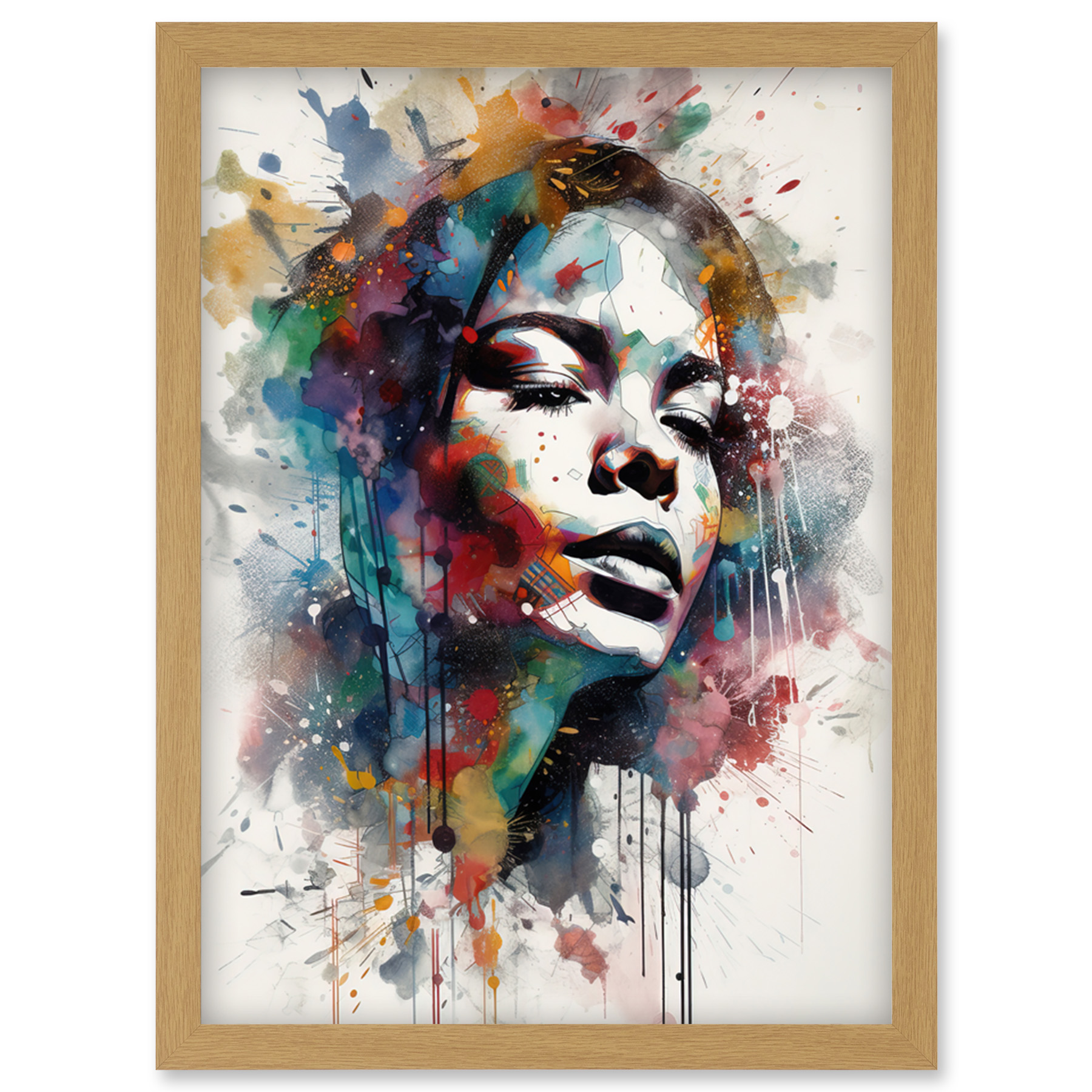 アート・デザイン・音楽 Creativity 24  A Photographic Review Funky Music Headphones, Watercolour Painting