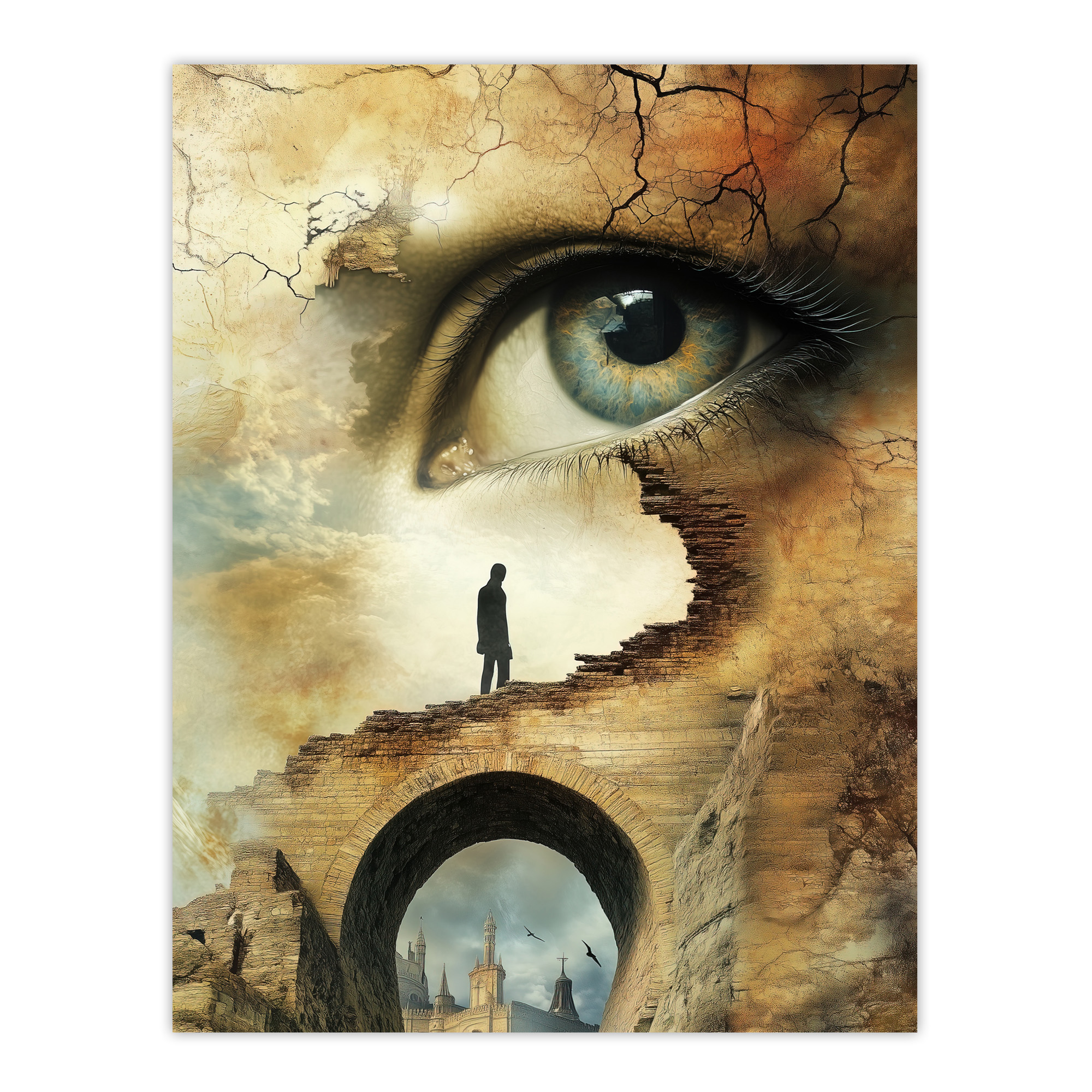 Lost in a Dream Surrealism Conceptual Art Wall Art Poster Print