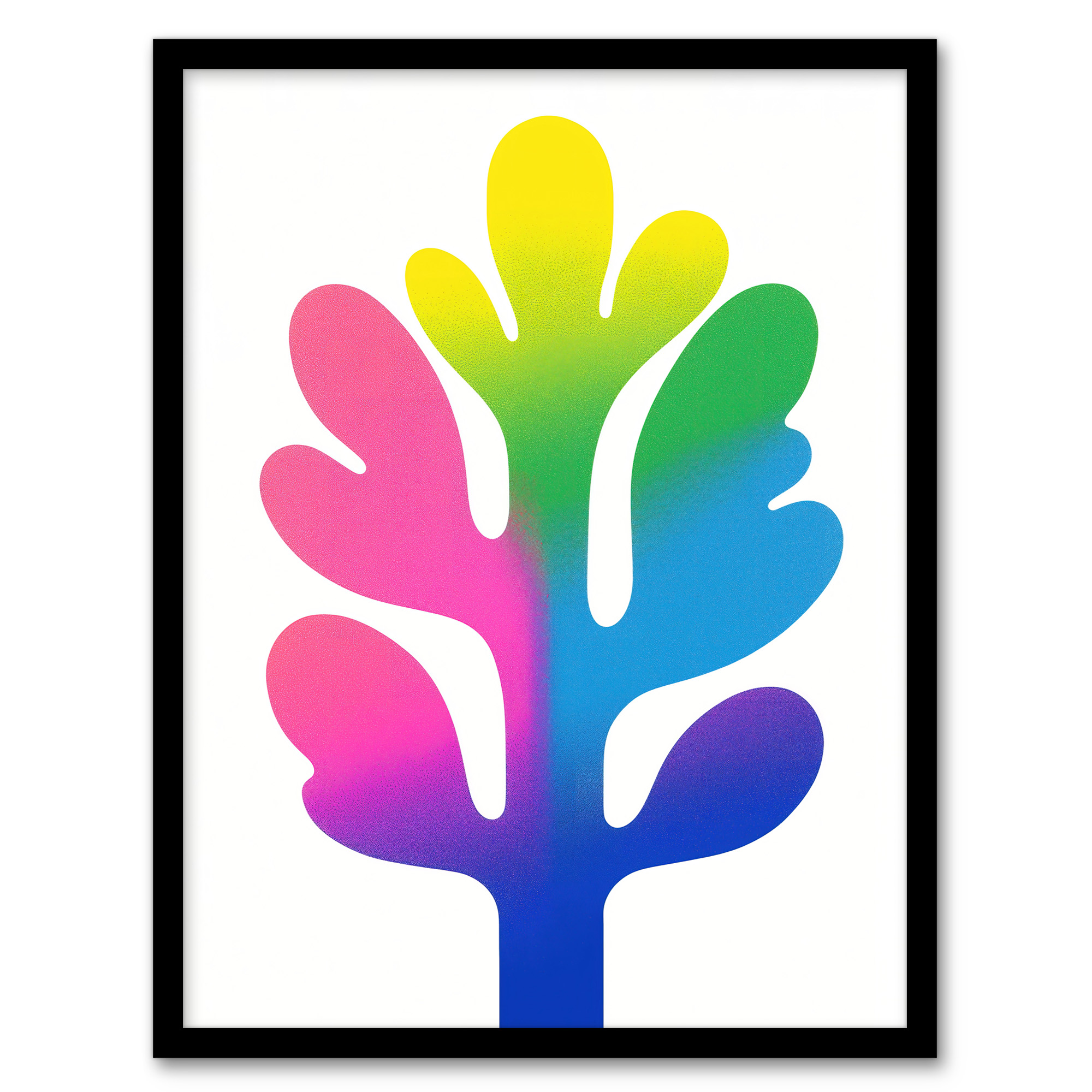 Matisse Style Colourful Tree Modern Plant Lover Wall Art Poster Print