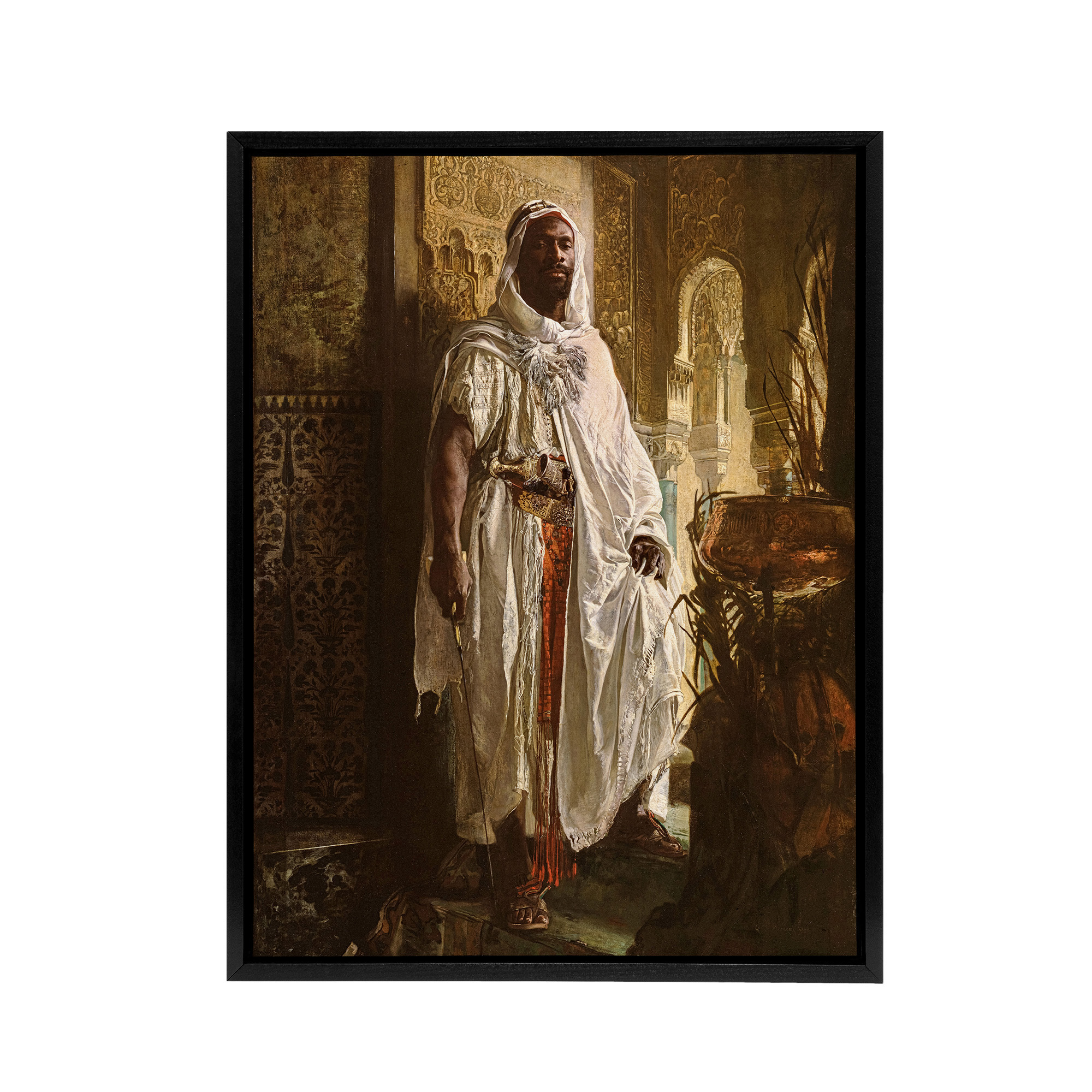 Charlemont The Moorish Chief Framed Canvas Wall Art Print