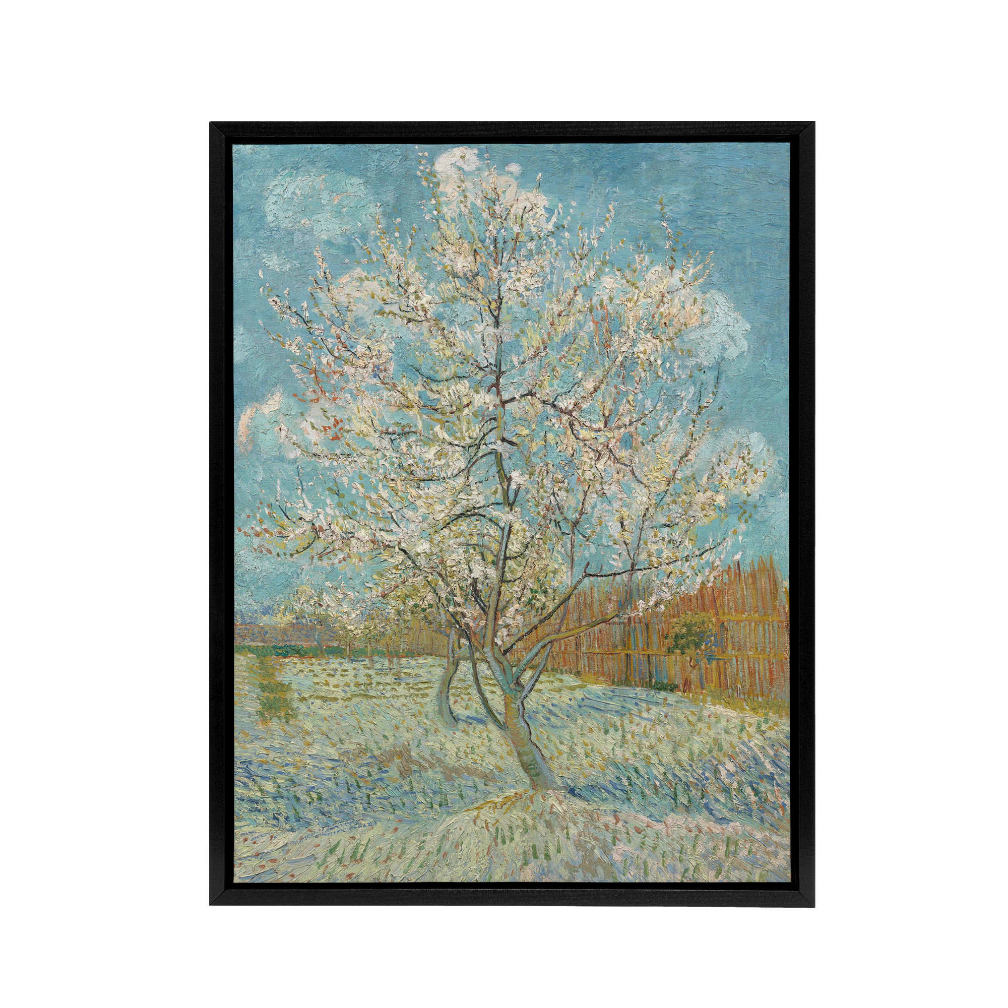 Van Gogh The Peach Tree Framed Canvas Wall Art Print