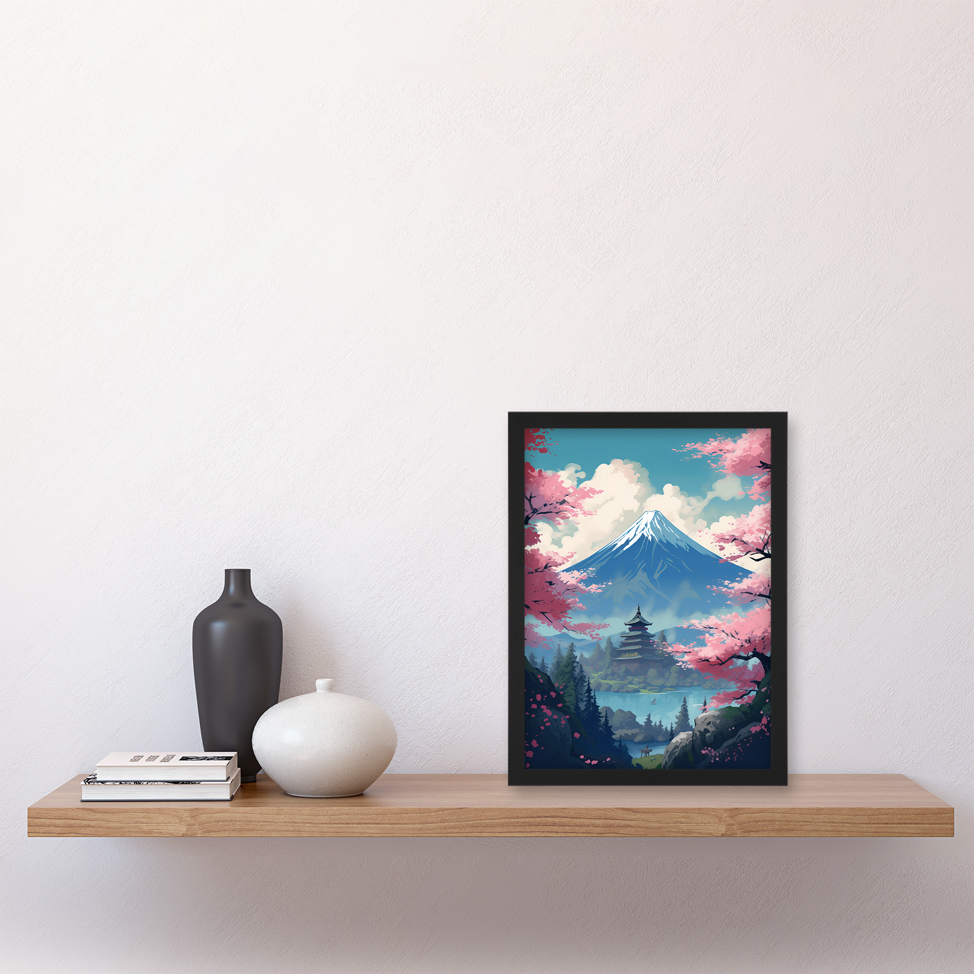 日本画 横22㎝、縦28.5㎝ 日本画 横22㎝、縦28.5㎝