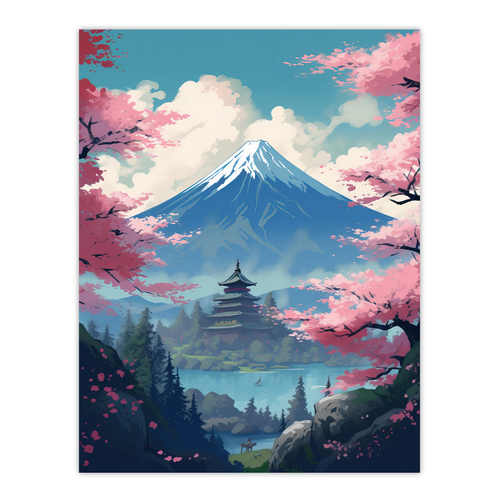 ジェリー鵜飼 キャンバスアート SMILE MOUNTAIN 山はキミを見ている d-tsutayabooks_tra58330a-