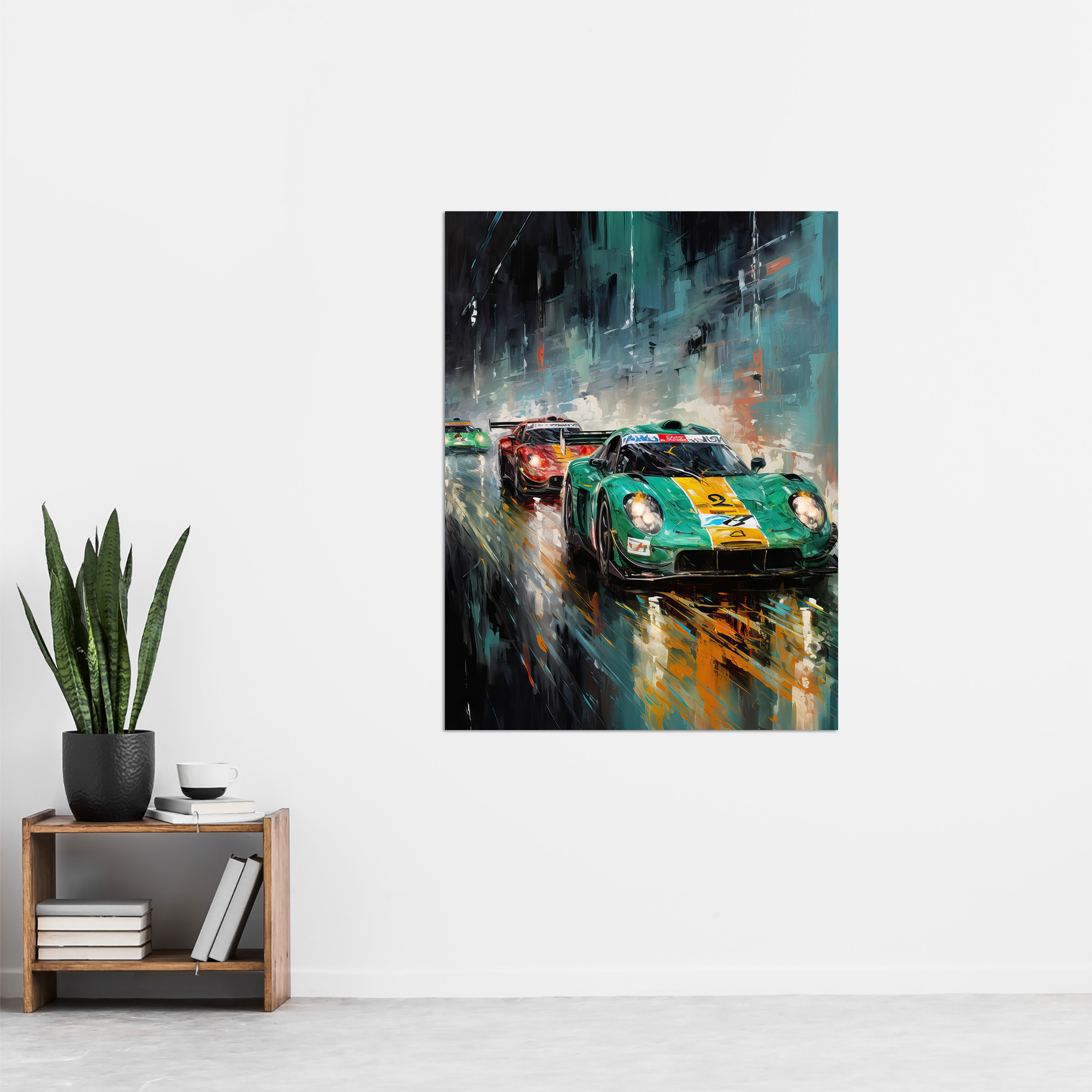Vintage Motorsport Grußkarte – Für Ihn, Geburtstagskarte Mit Auto-Renn-Design, 17,5 X 12,5 Cm