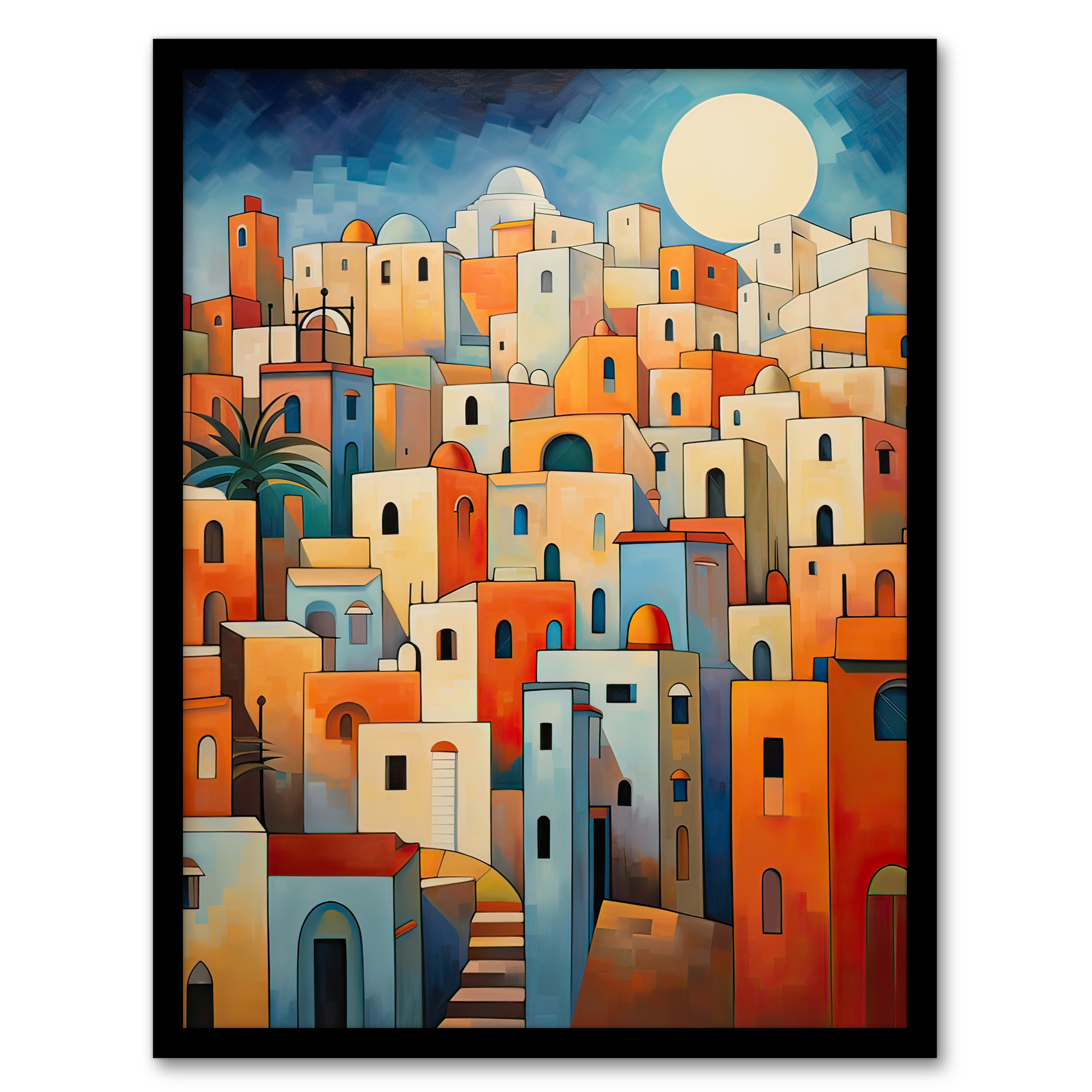 カパJoaquin Capa「Next City」版画 モダンアート#295-3 MDJ003638_BL.jpg