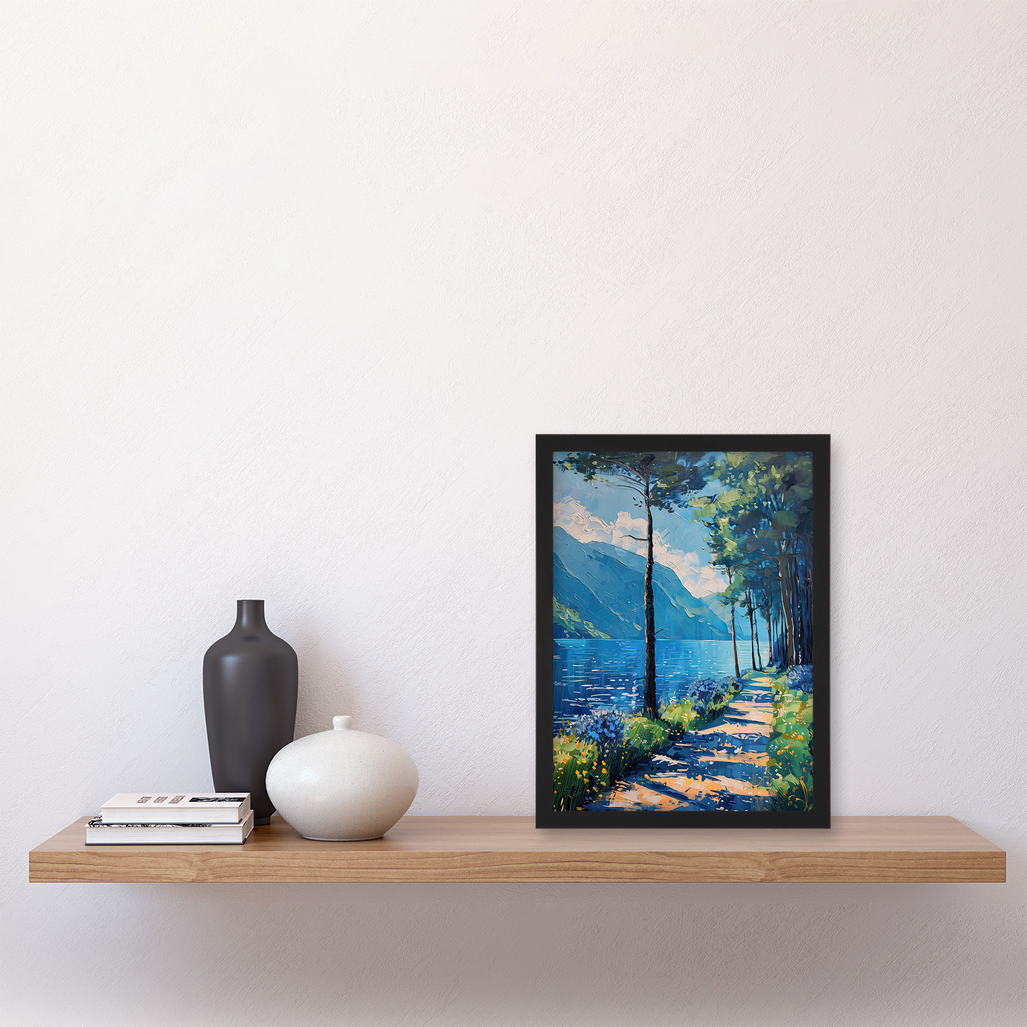 Lake District Acrylic Landscape Summer England Wall Art Poster Print - Picture 15 of 26