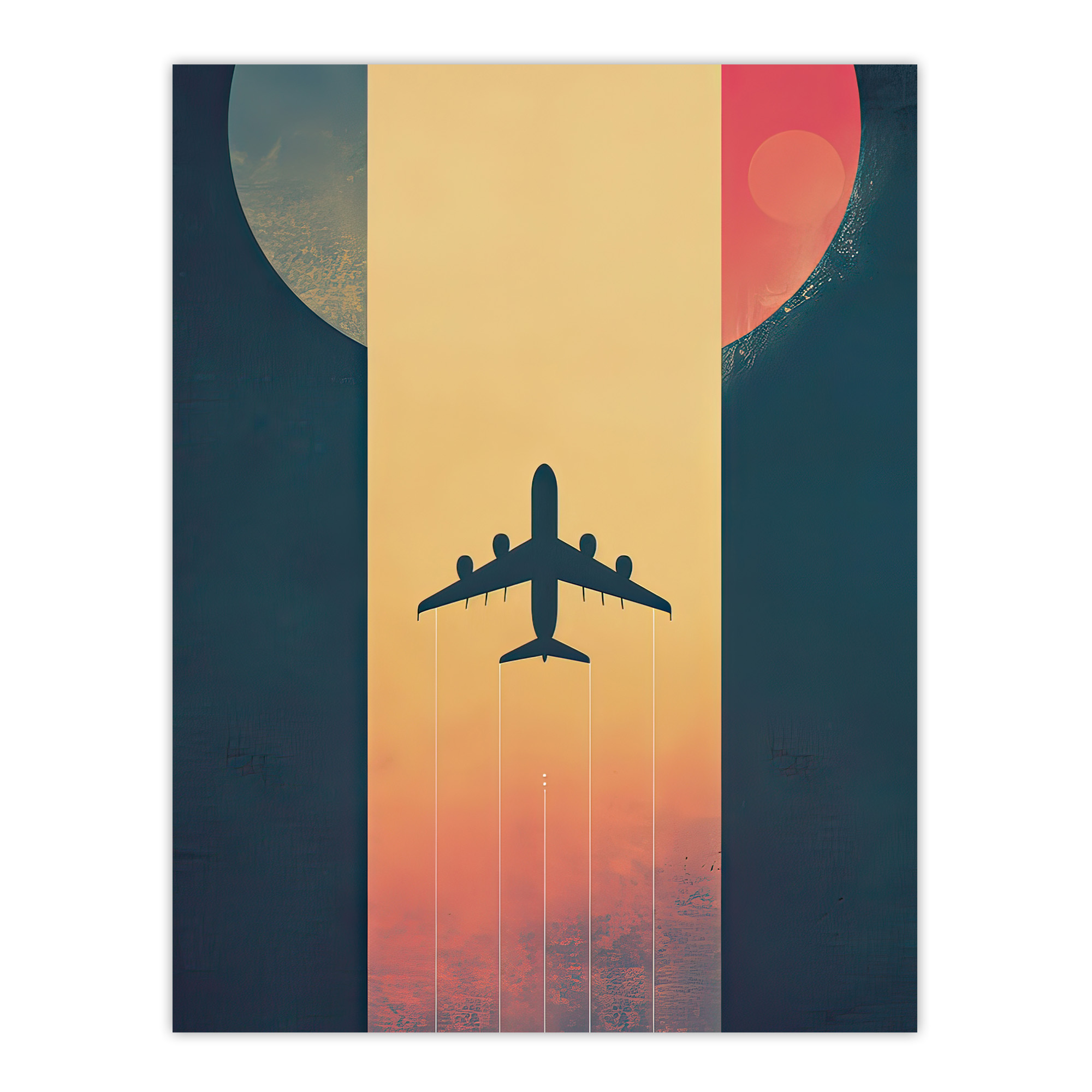 Oliver Gal 'Bugatti at Paris' Transportation White Wall Art - Bed Bath
