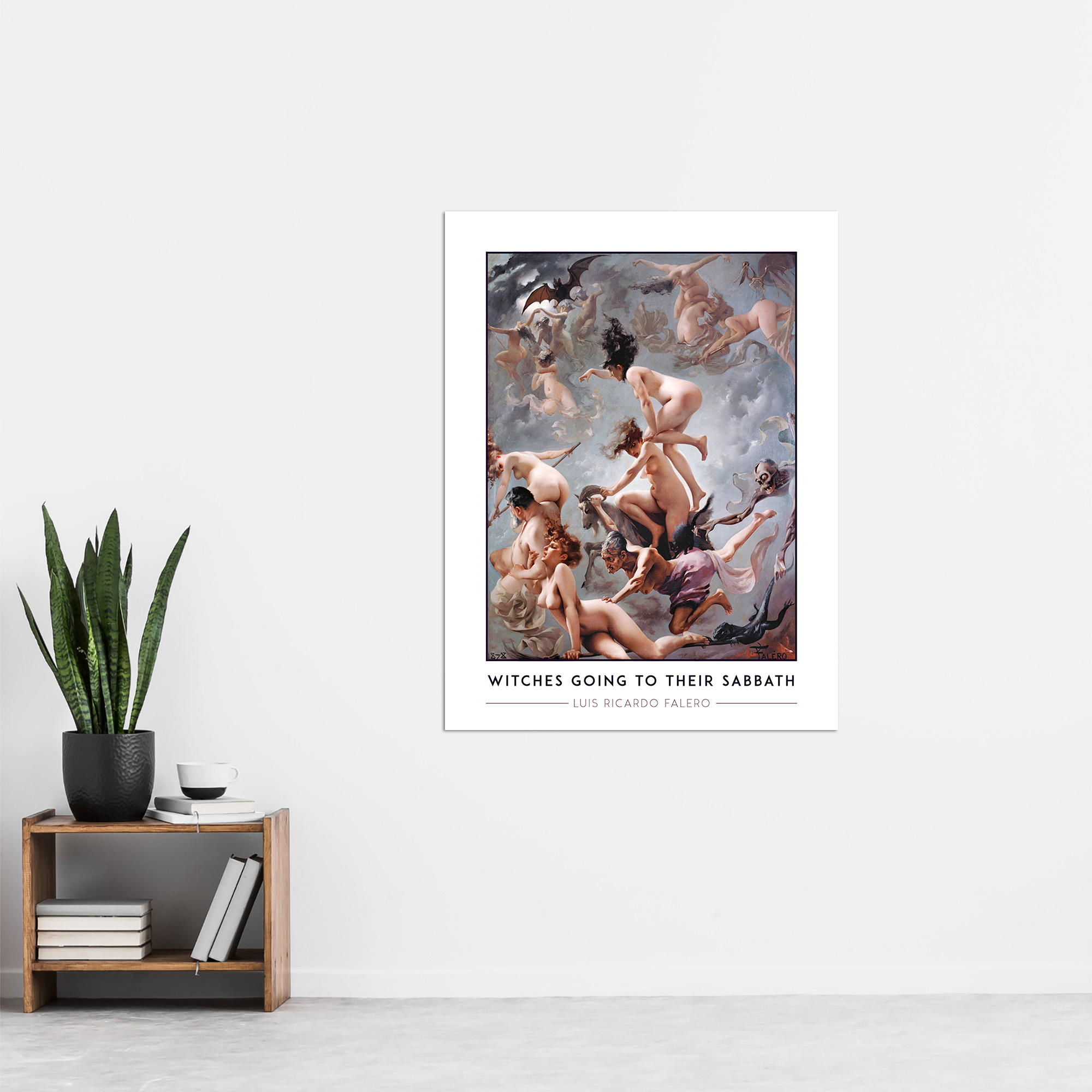Luis Ricardo Falero Hexen gehen an ihren Sabbat Wandbild Poster Druck - Bild 10 von 26