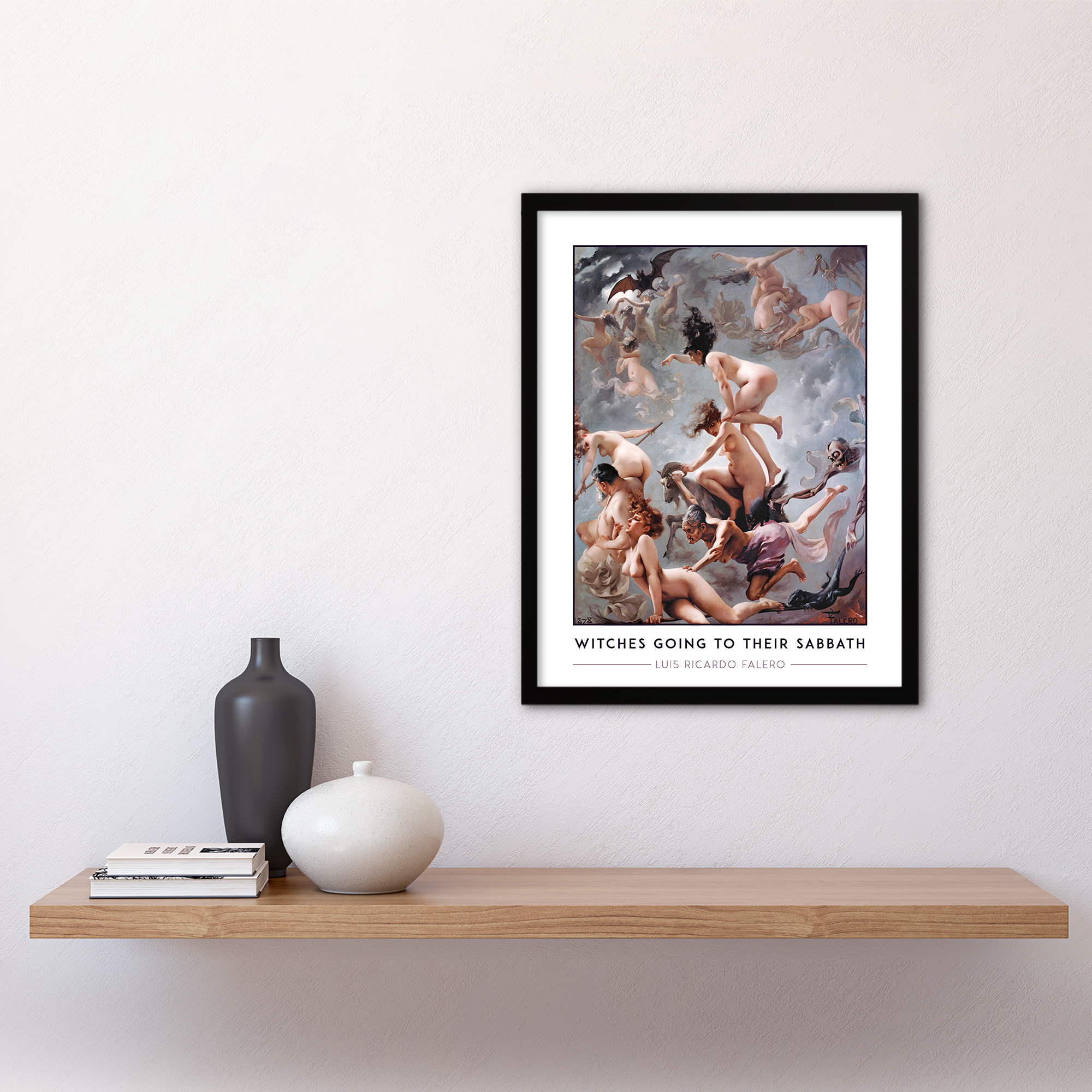Luis Ricardo Falero Hexen gehen an ihren Sabbat Wandbild Poster Druck - Bild 20 von 26