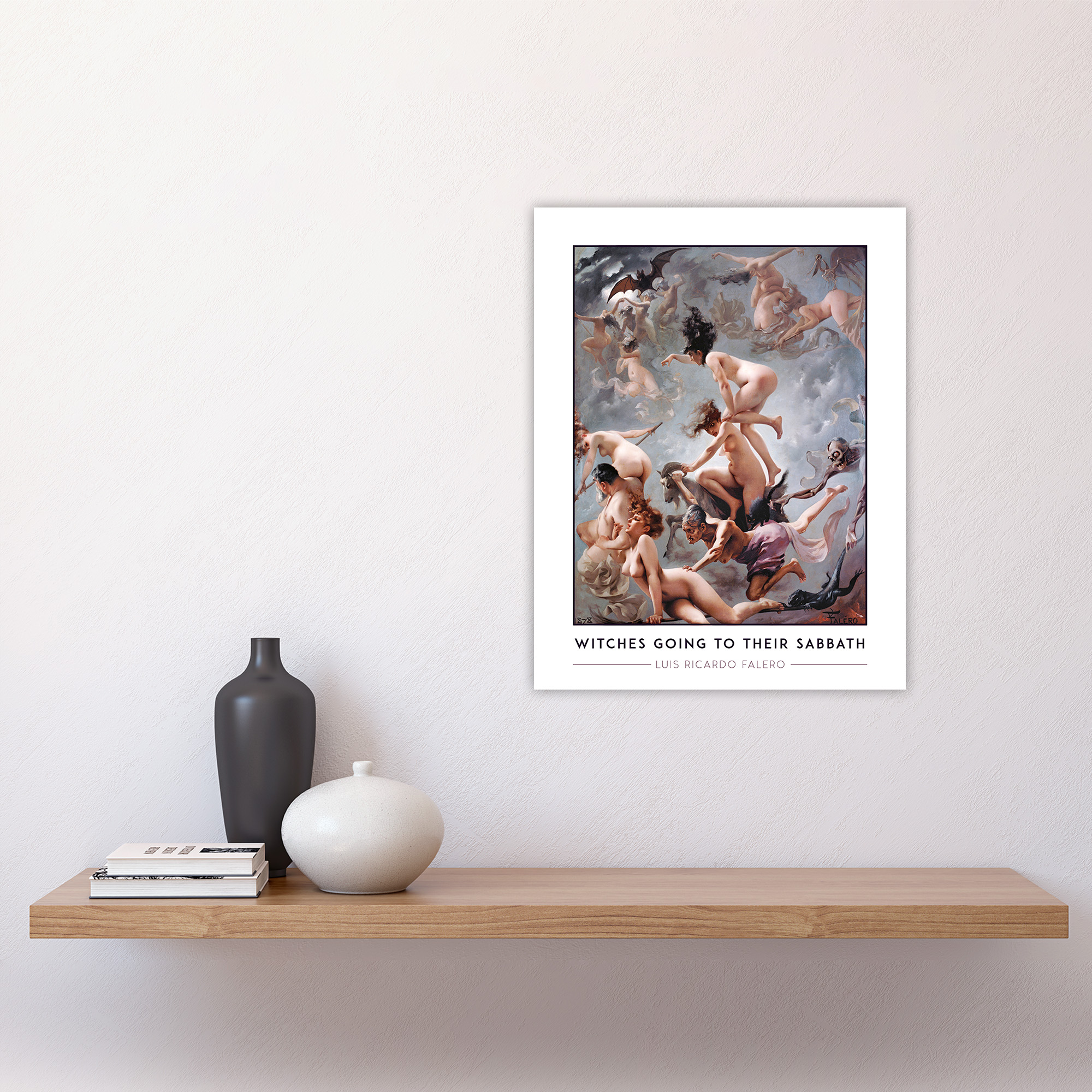 Luis Ricardo Falero Hexen gehen an ihren Sabbat Wandbild Poster Druck - Bild 25 von 26