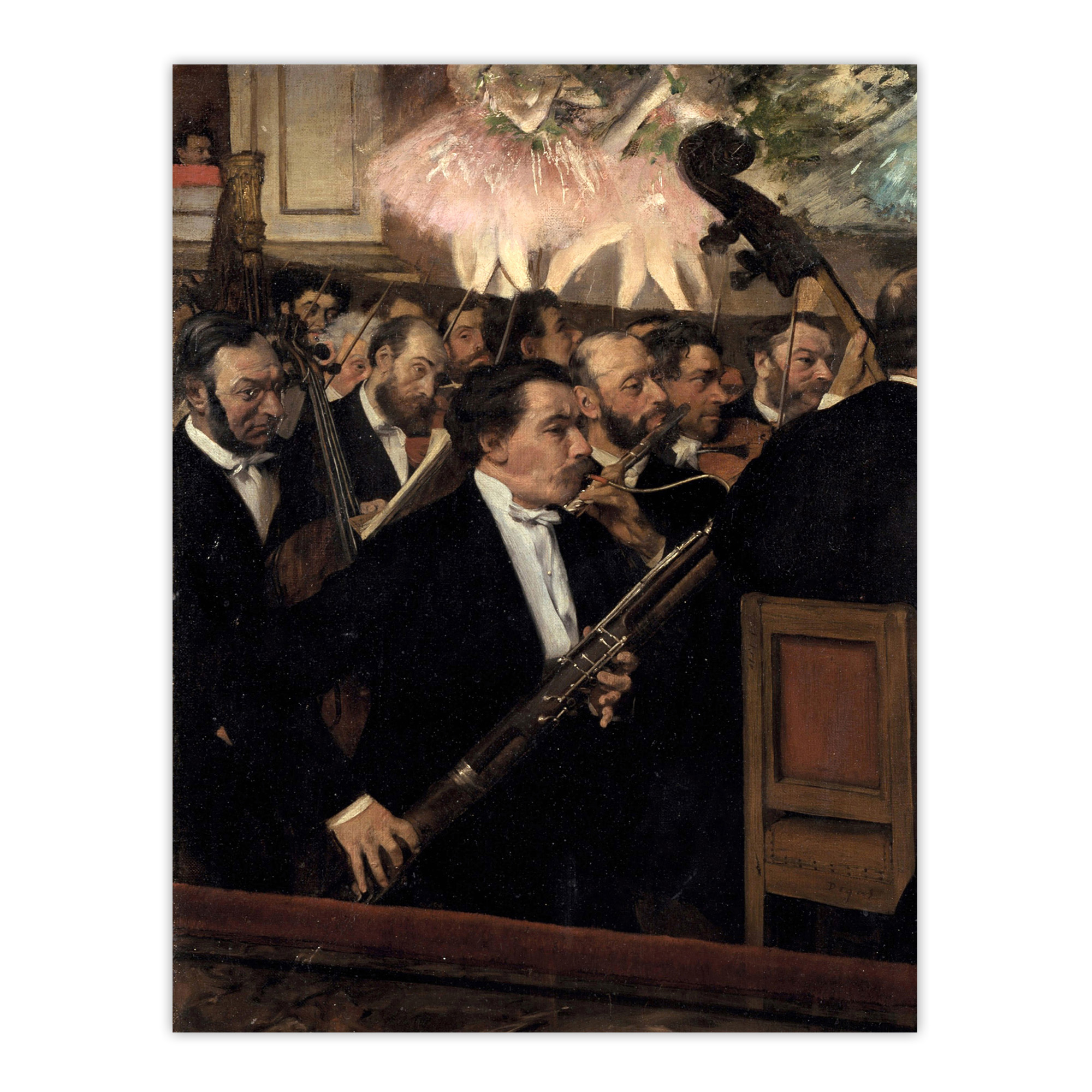 The Orchestra at the Opera Edgar Degas Vintage Wall Art Print Poster