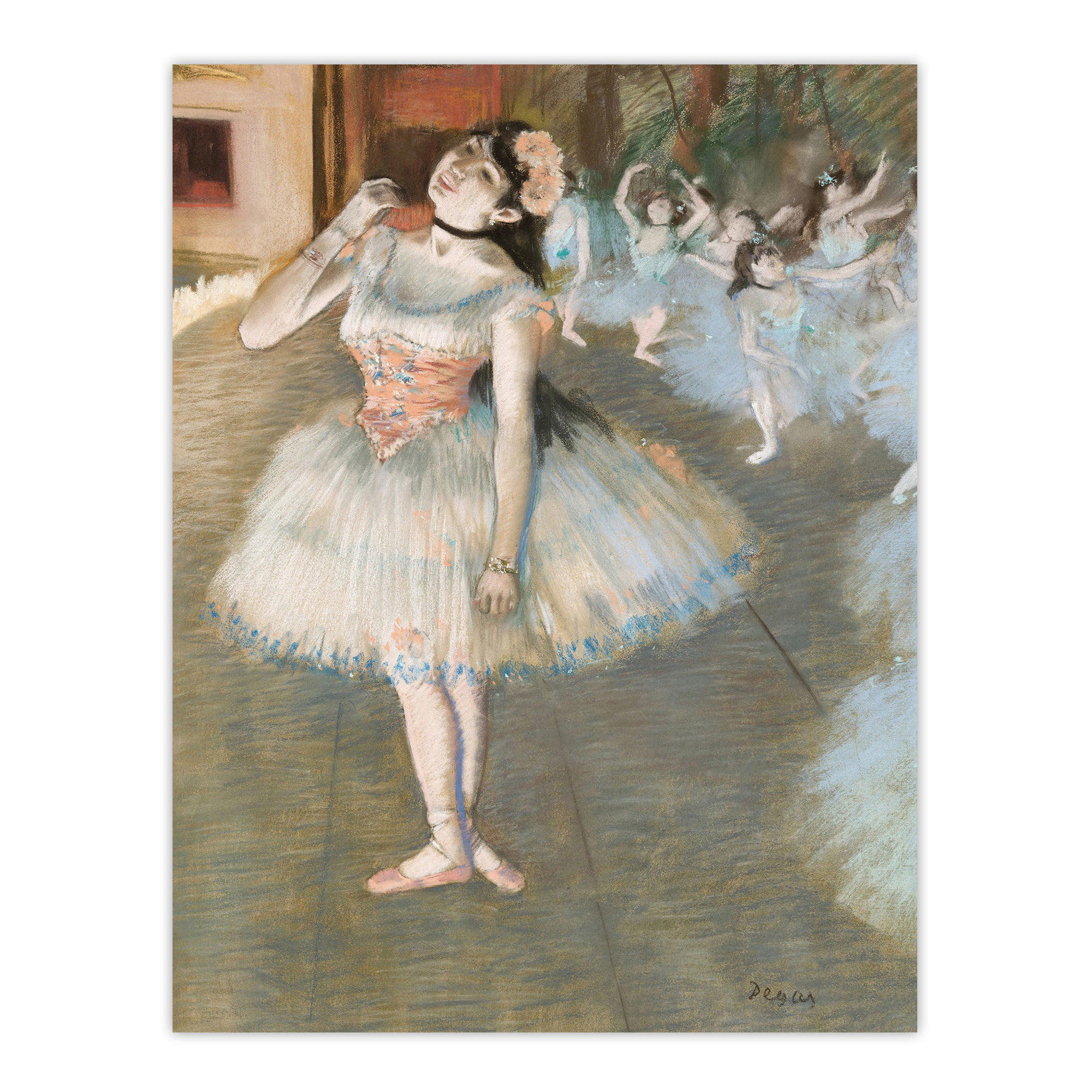 The Star Ballet Dancer Portrait Degas Vintage Wall Art Print Poster