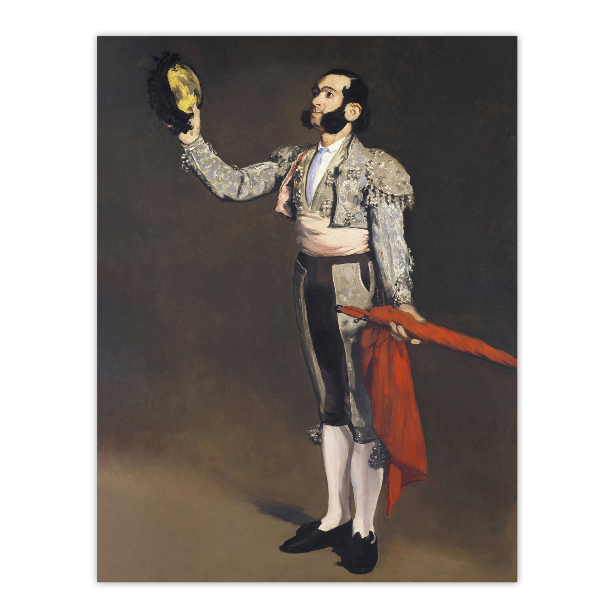 A Matador Saluting Portrait Painting Manet Wall Art Print Poster