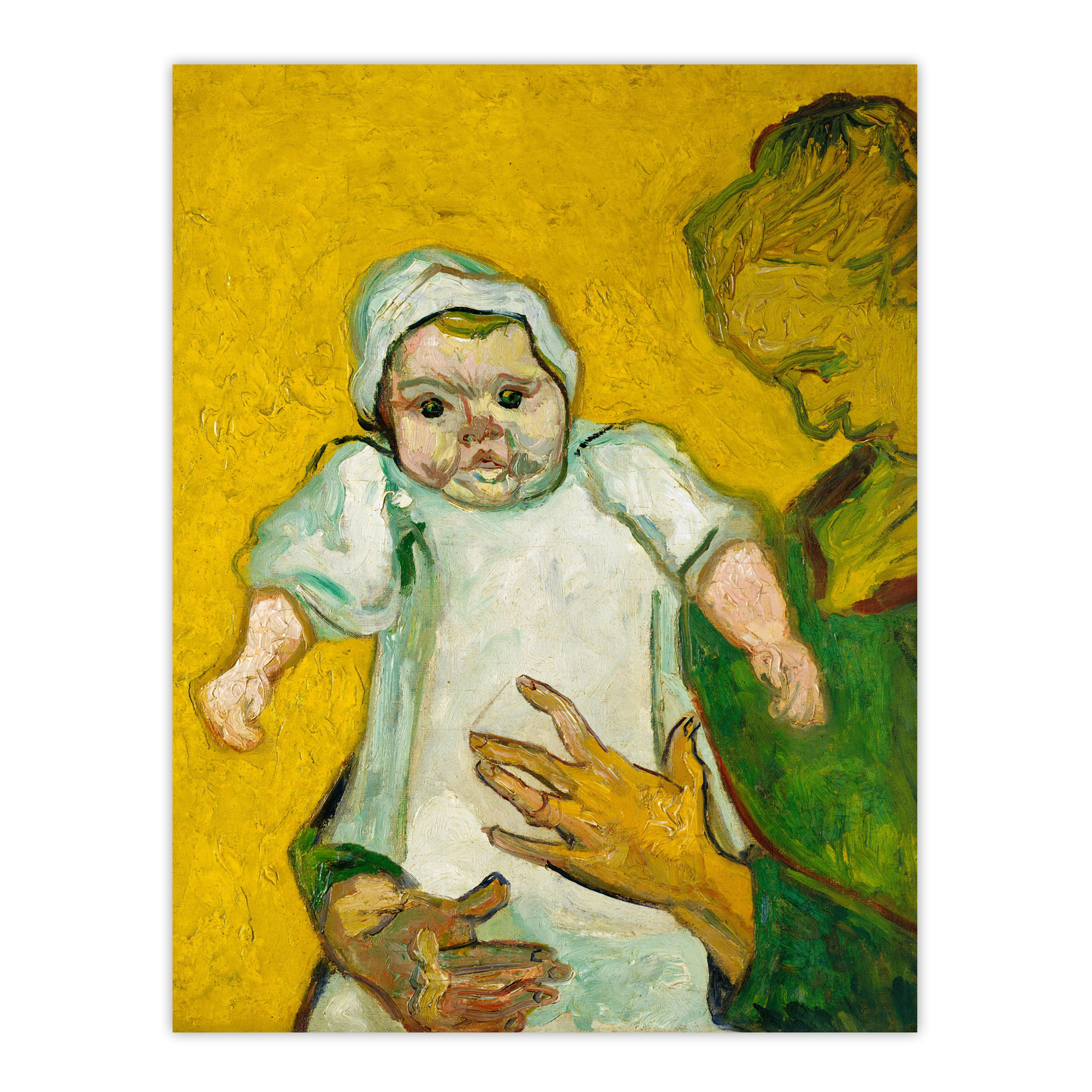 Madame Roulin and Her Baby Van Gogh Vintage Wall Art Print Poster