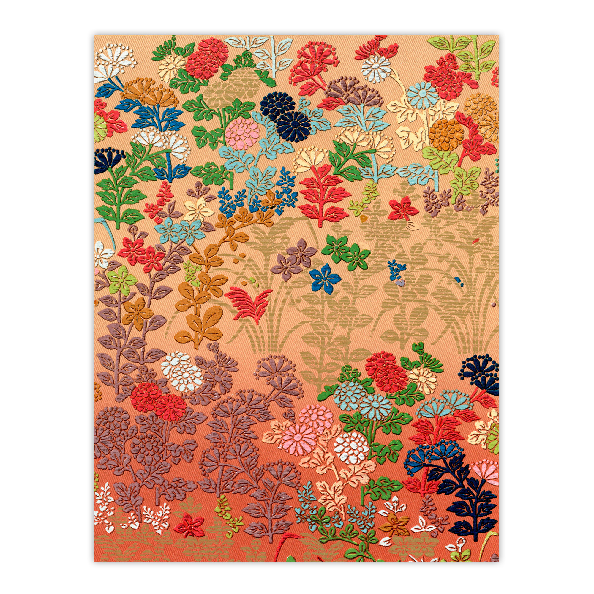 Floral Japanese Fan Pattern G A Audsley Vintage Wall Art Print Poster