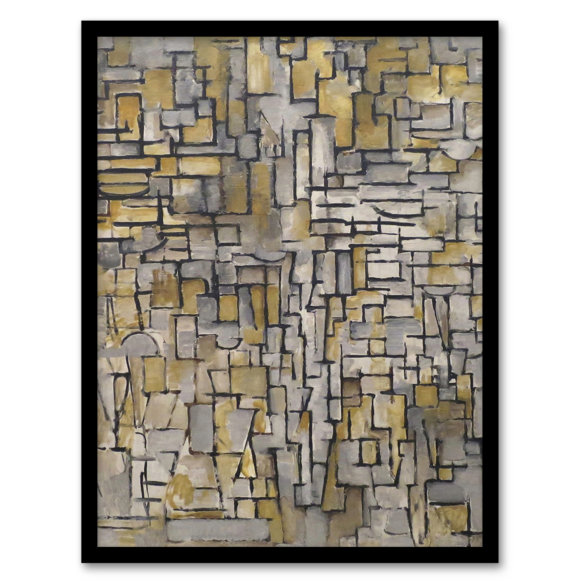 Piet Mondrian Framed Wall Art Print Tableau No 2 Composition No VII Home Décor