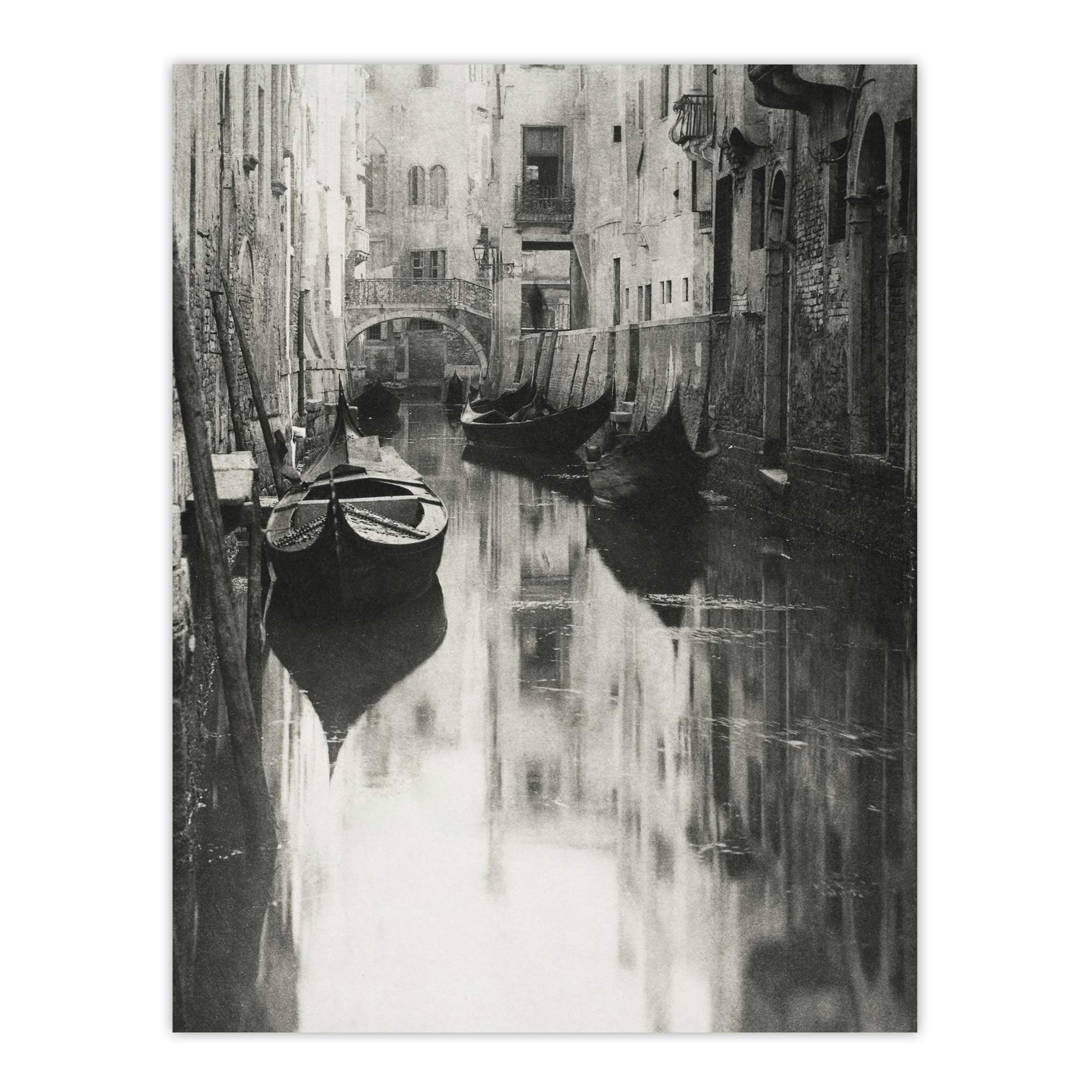 A Venetian Canal Photograph Alfred Stieglitz Wall Art Poster Print