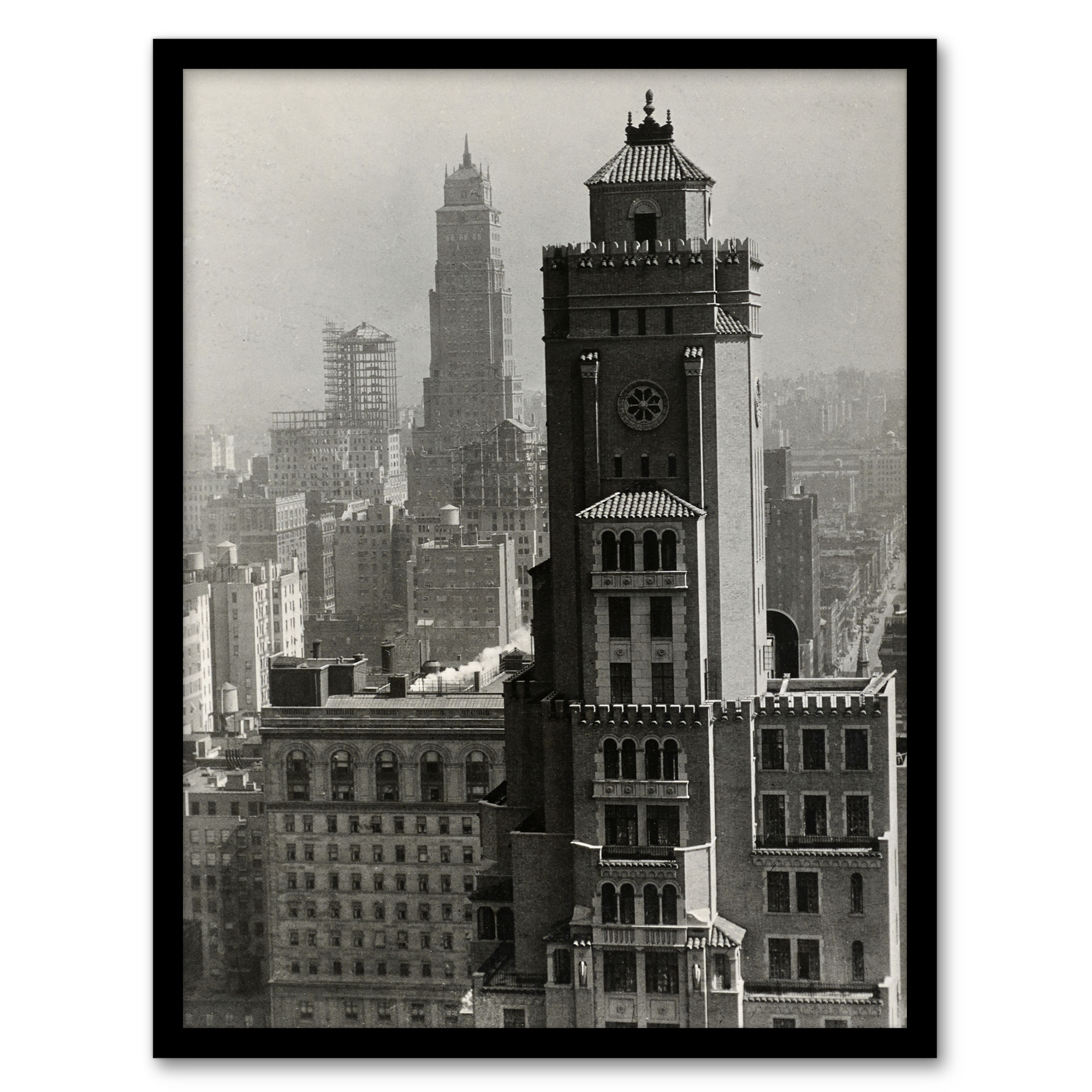 New York City view Alfred Stieglitz Wall Art Poster Print