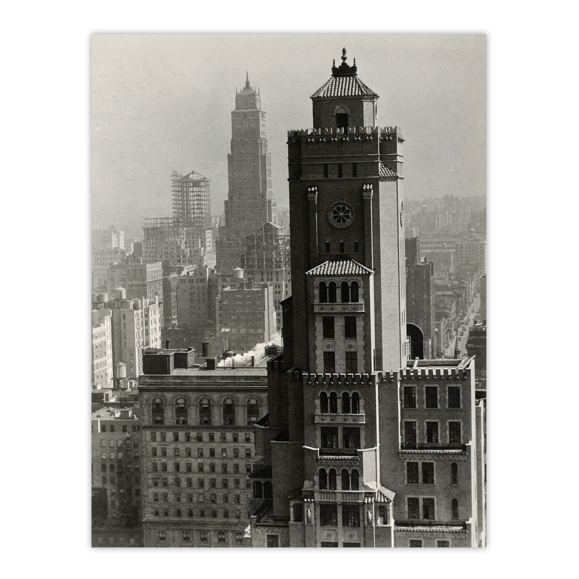 New York City view Alfred Stieglitz Wall Art Poster Print
