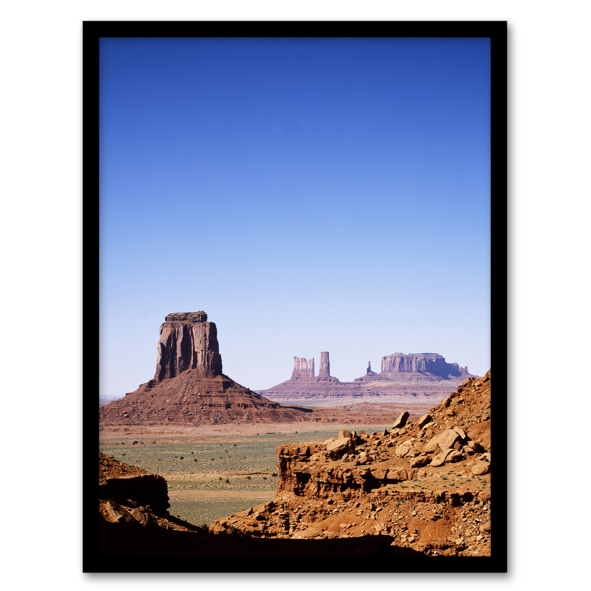 Carol M Highsmith Monument Valley Landscape Photograph Framed Art Print A3/A4