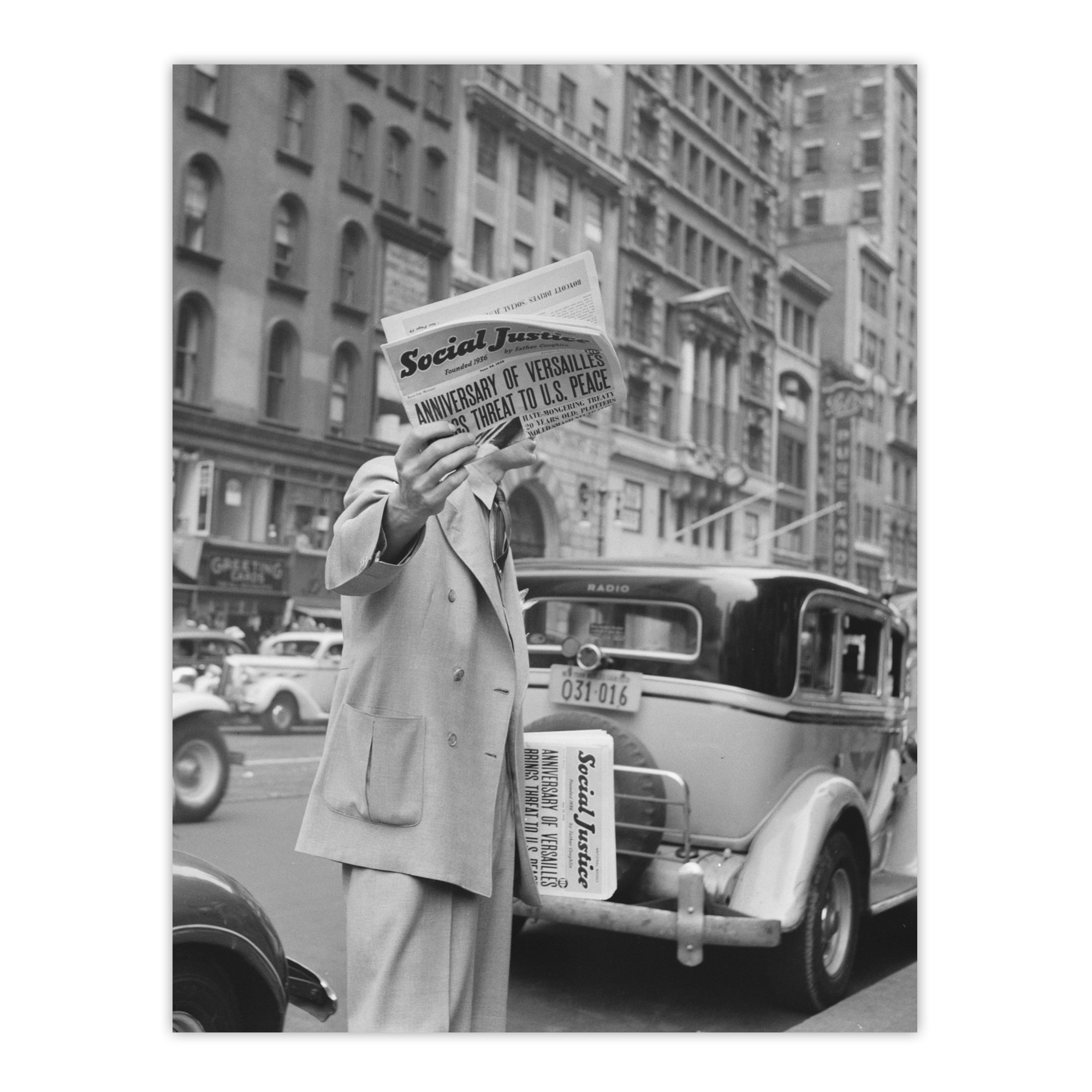 Social Justice Newsboy Dorothea Lange Wall Art Poster Print