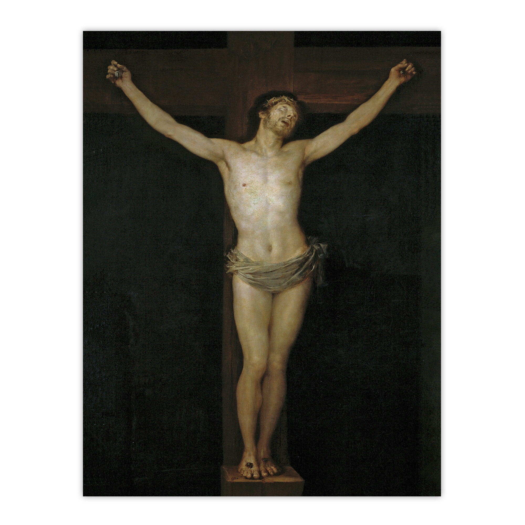 Christ Crucified Bible Scene Francisco Goya Wall Art Poster Print
