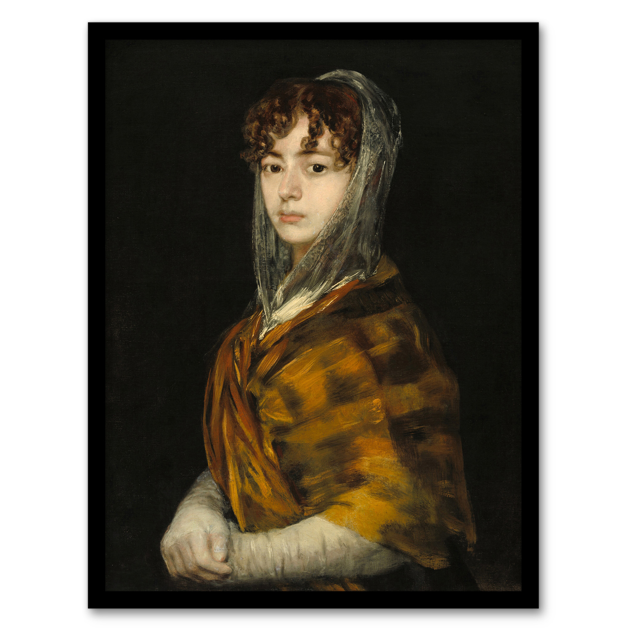 Senora Sabasa Garcia Francisco Goya Wall Art Poster Print