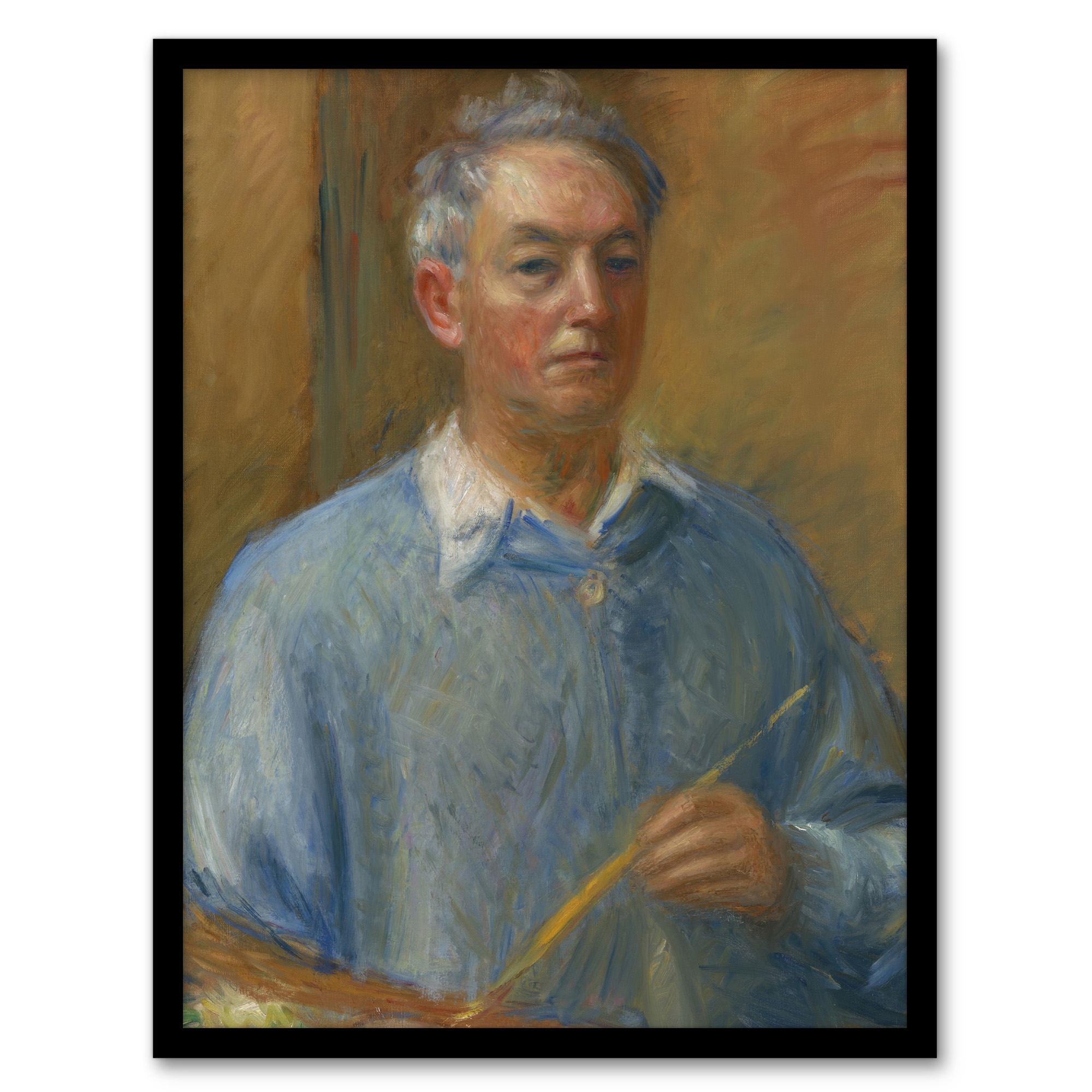 Artist Self Portrait William James Glackens Wall Art Poster Print