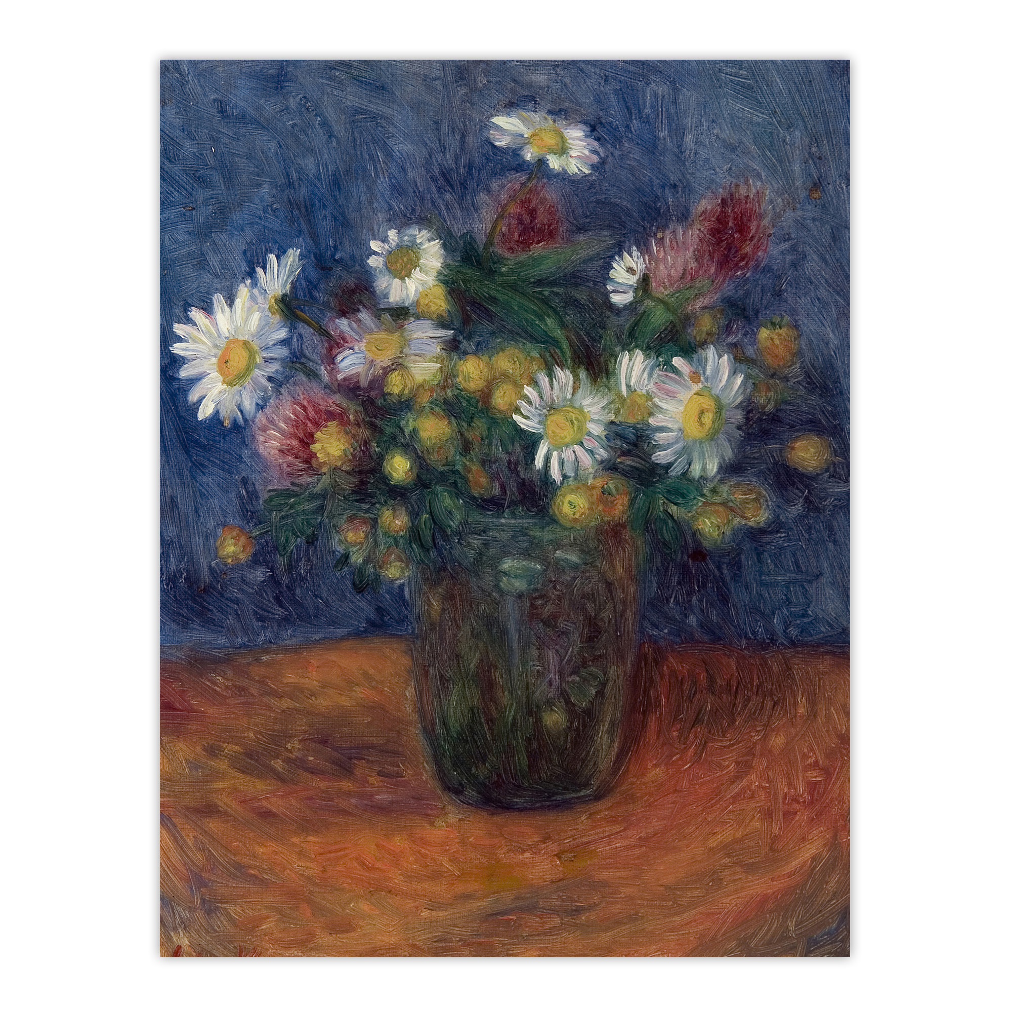 Flower Bouquet in Vase Still Life Glackens Wall Art Poster Print