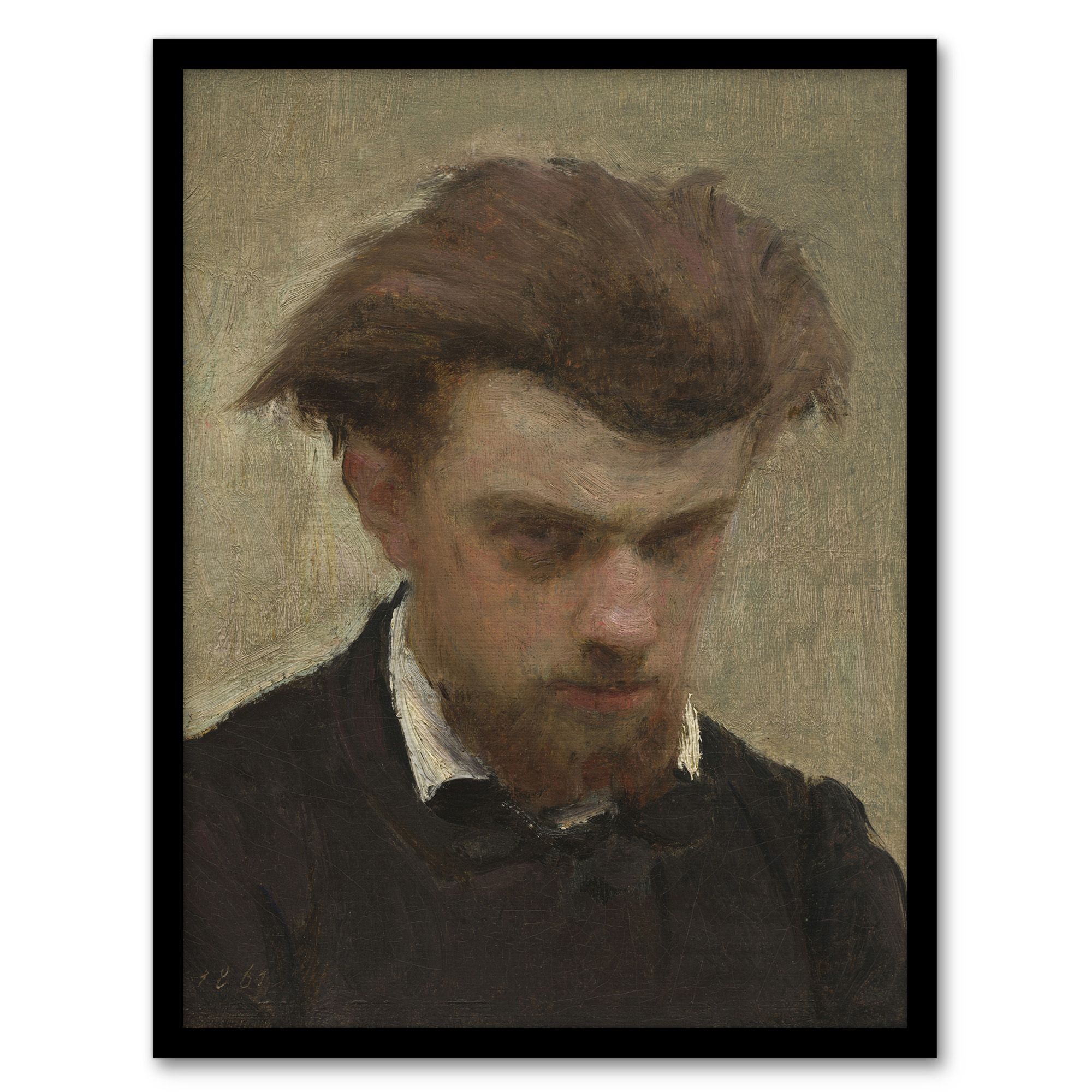 Artist Self Portrait Painting Latour Wall Art Poster Print
