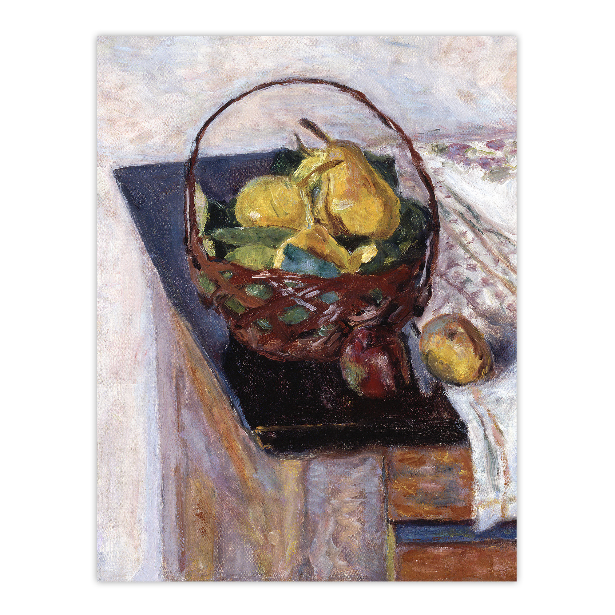 Still Life The Basket of Fruit Bonnard Wall Art Poster Print