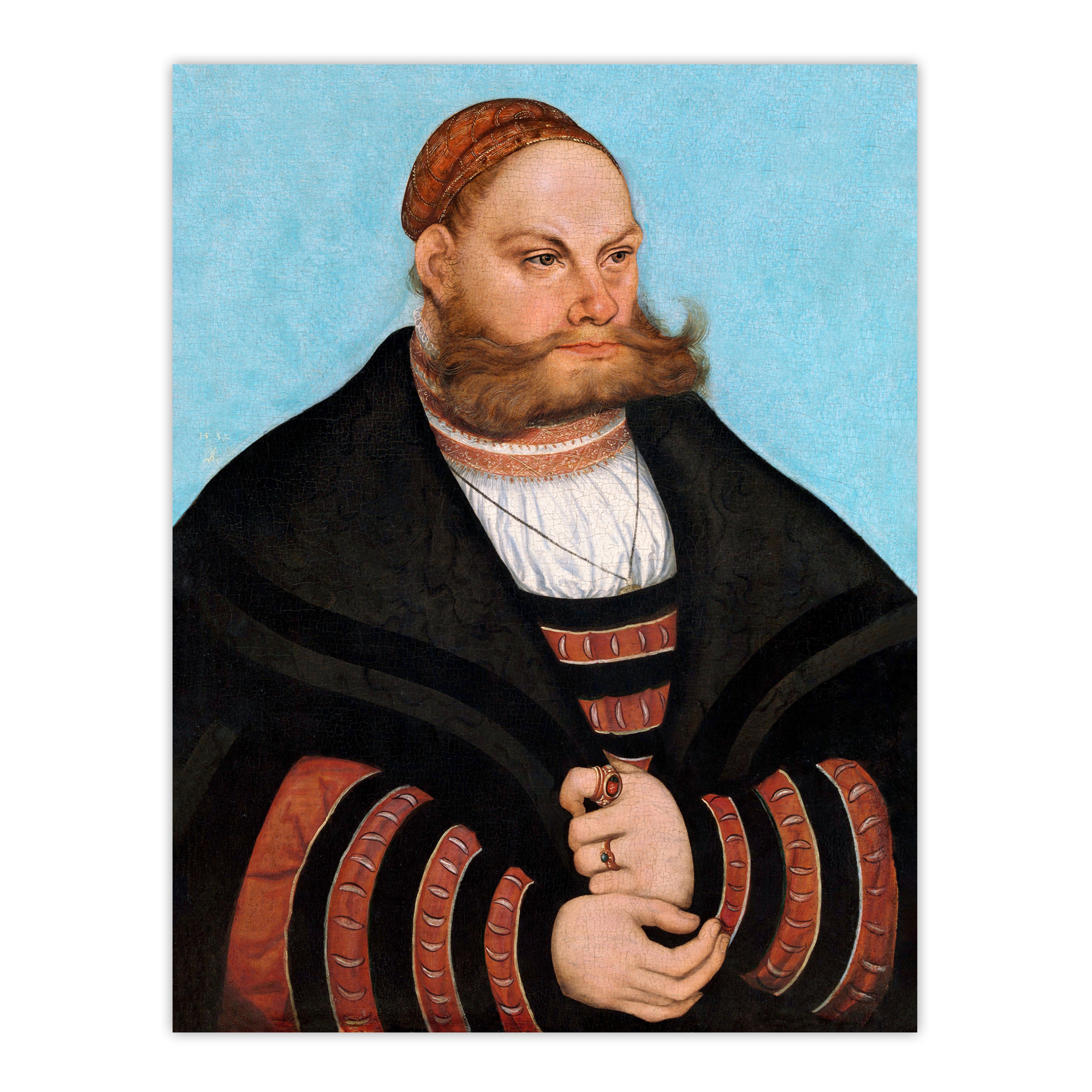 Lucas Cranach Portrait of Lukas Spielhausen Wall Art Print