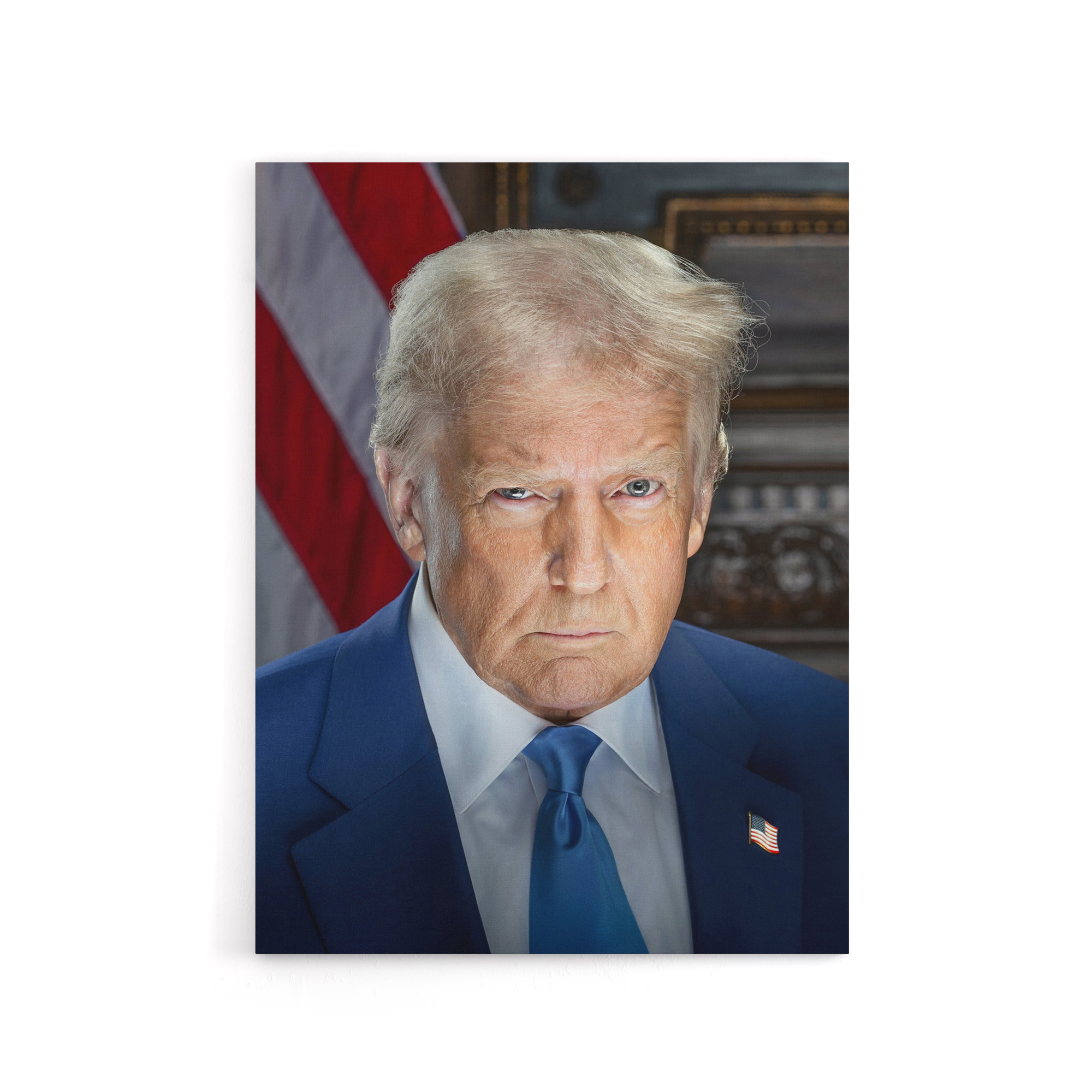 United States 47th President Donald Trump Canvas Wall Art Print