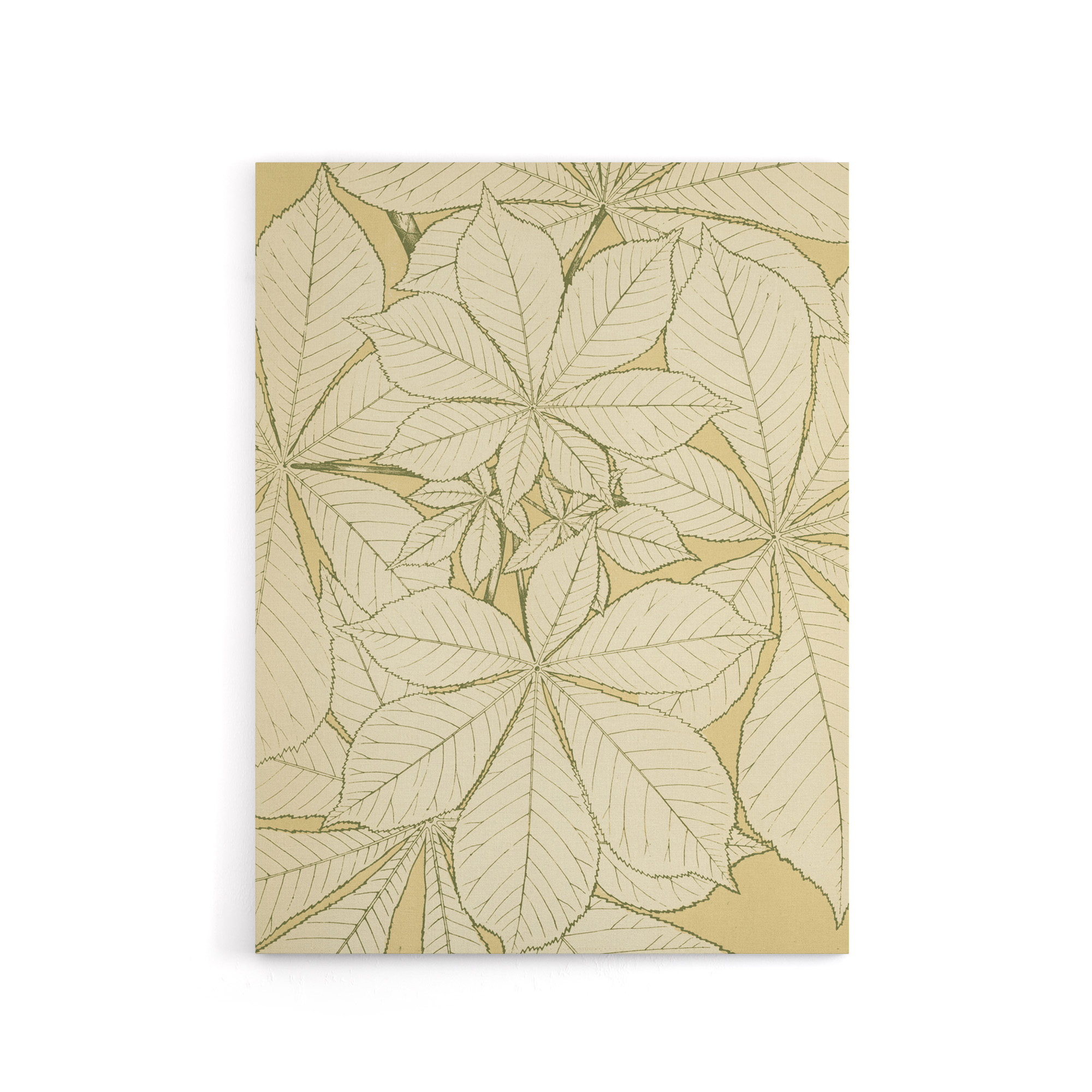 Leaves From Nature No 1 Botanical Jones Vintage Canvas Wall Art