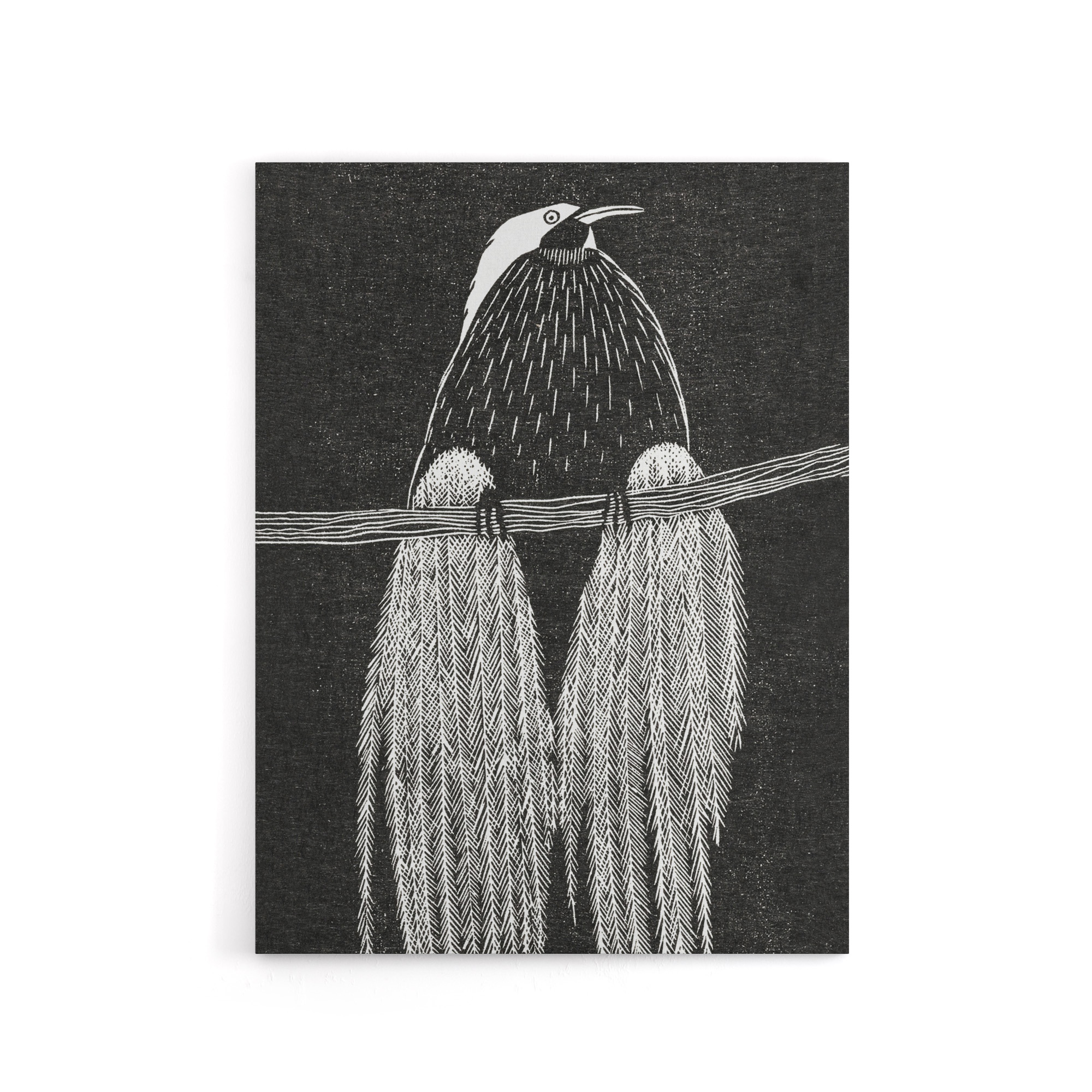 Stylised Bird of Paradise De Mesquita Canvas Wall Art Print