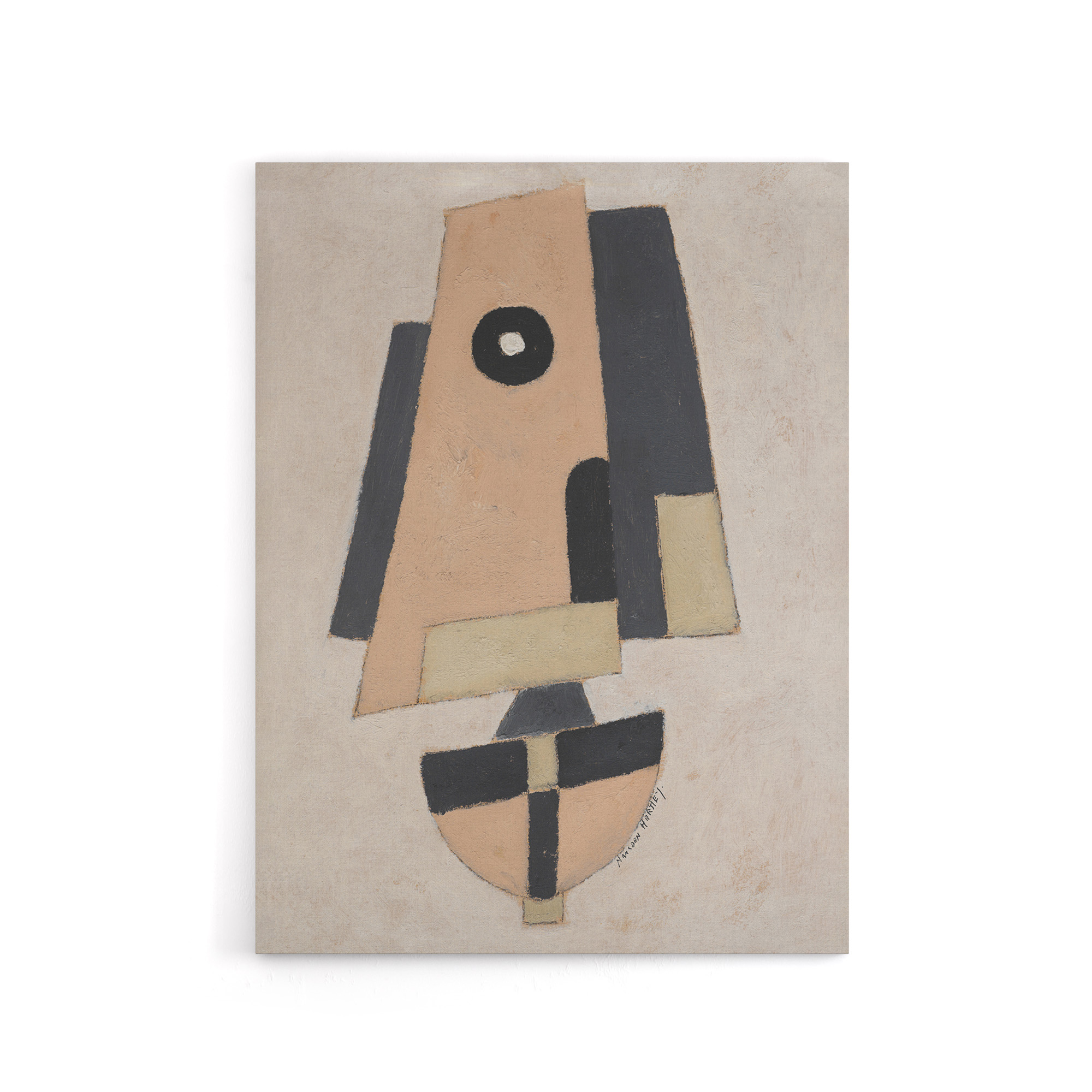 Movement Bermuda Abstract Painting Hartley Canvas Wall Art Print