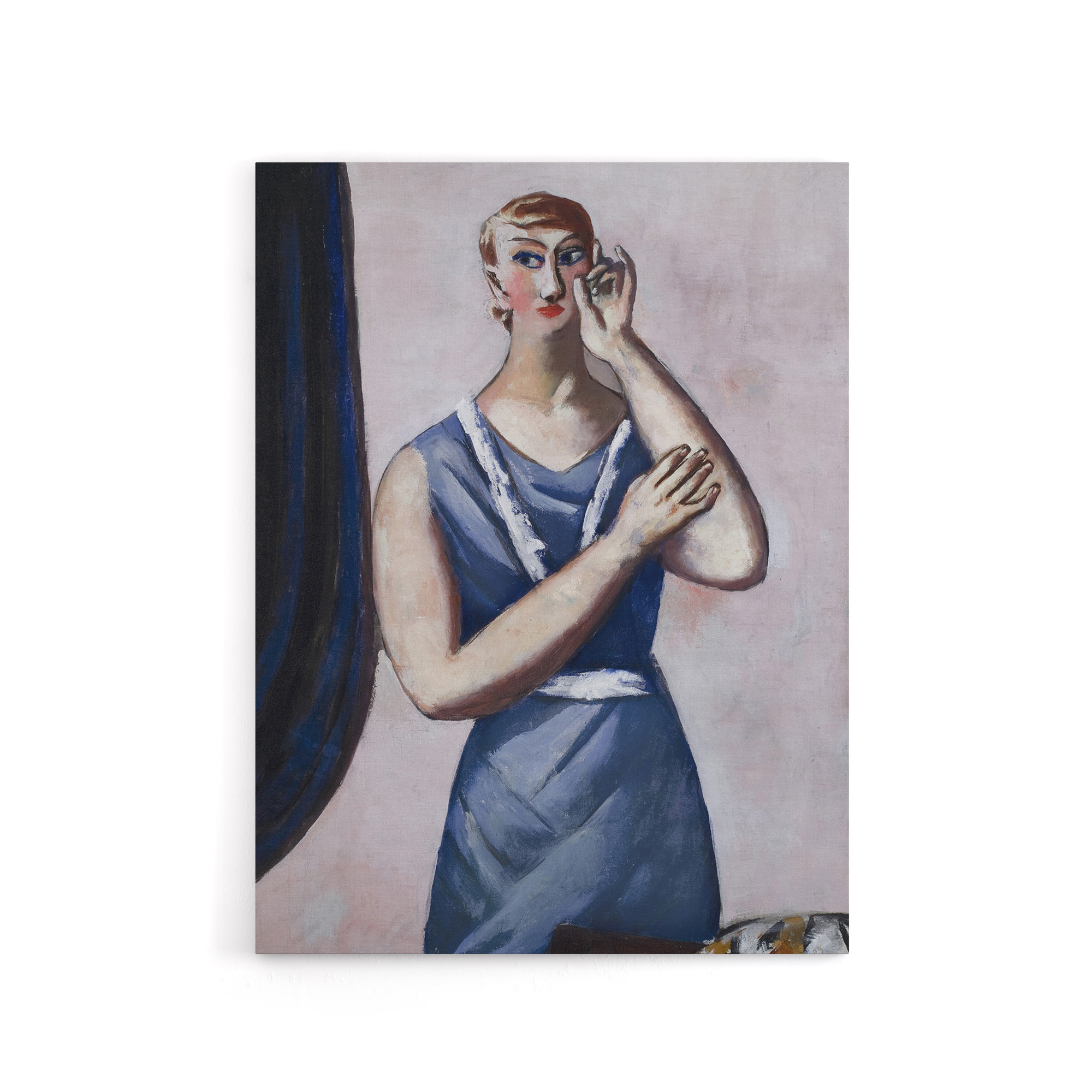 Valentine Tessier Portrait Painting Beckmann Canvas Wall Art Print