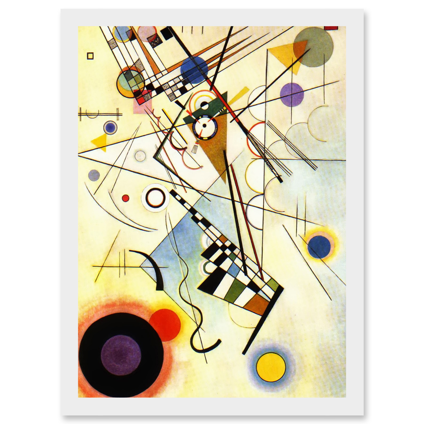 Kandinsky Komposition VIII gerahmter A3 Wandkunstdruck - Bild 18 von 21