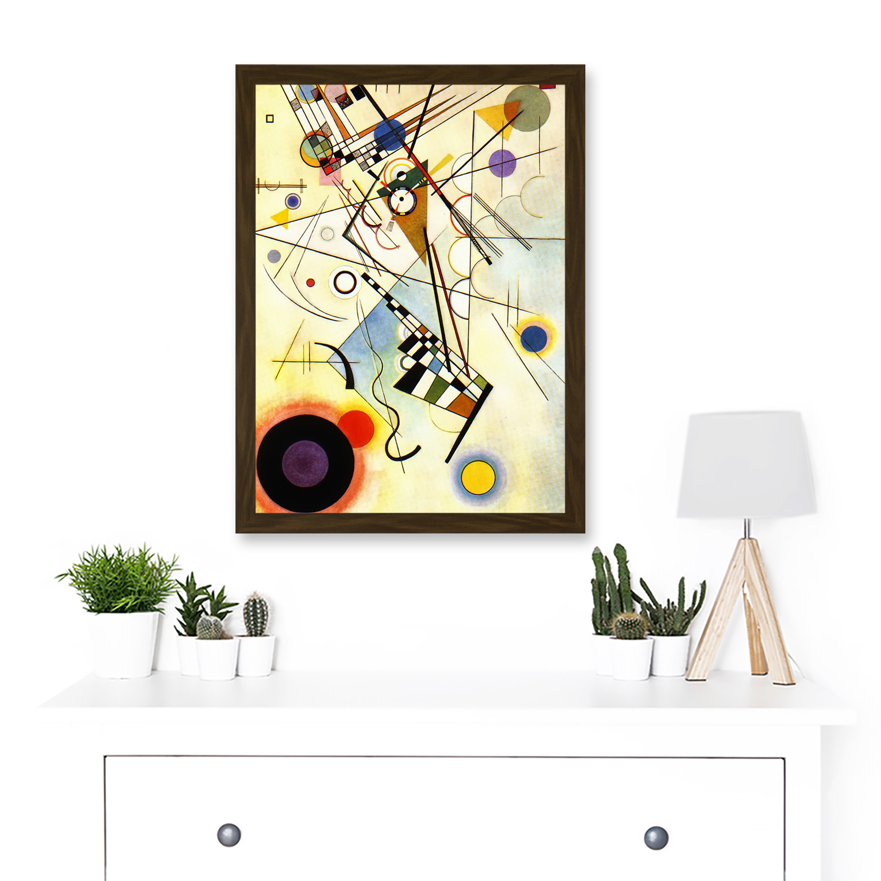 Kandinsky Komposition VIII gerahmter A3 Wandkunstdruck - Bild 7 von 21