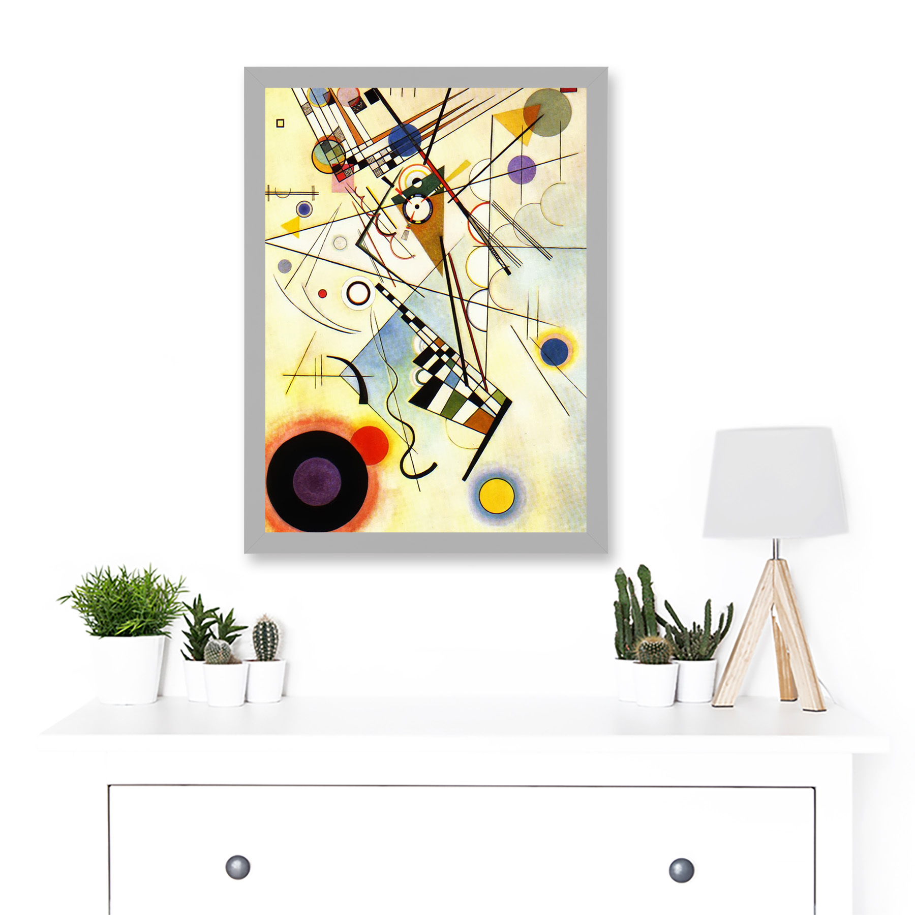 Kandinsky Komposition VIII gerahmter A3 Wandkunstdruck - Bild 11 von 21