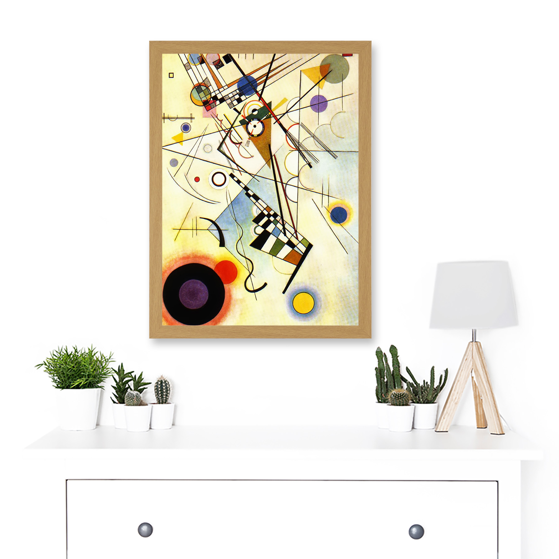 Kandinsky Komposition VIII gerahmter A3 Wandkunstdruck - Bild 15 von 21