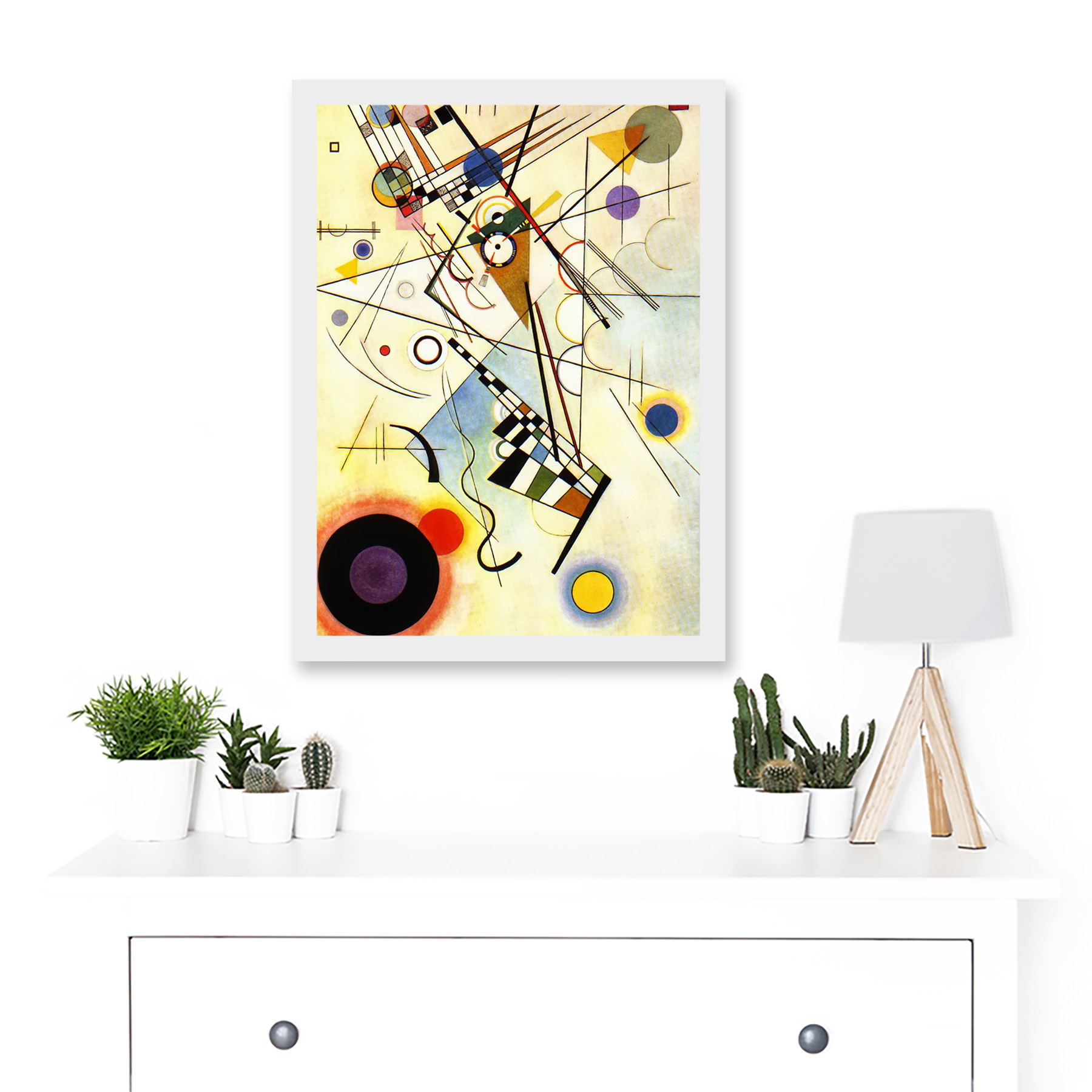 Kandinsky Komposition VIII gerahmter A3 Wandkunstdruck - Bild 19 von 21