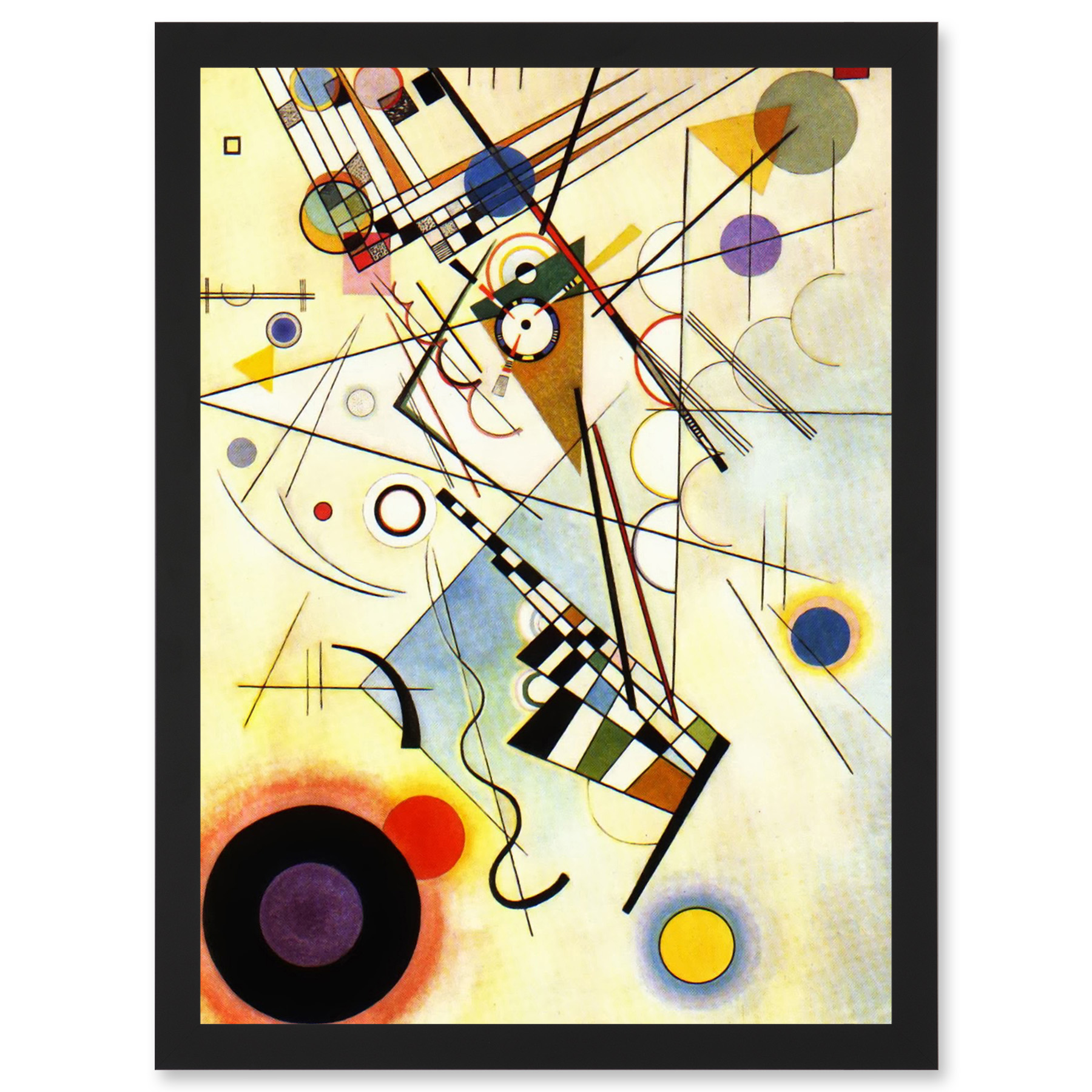 Kandinsky Komposition Viii A4 gerahmter Wandkunstdruck - Bild 2 von 21