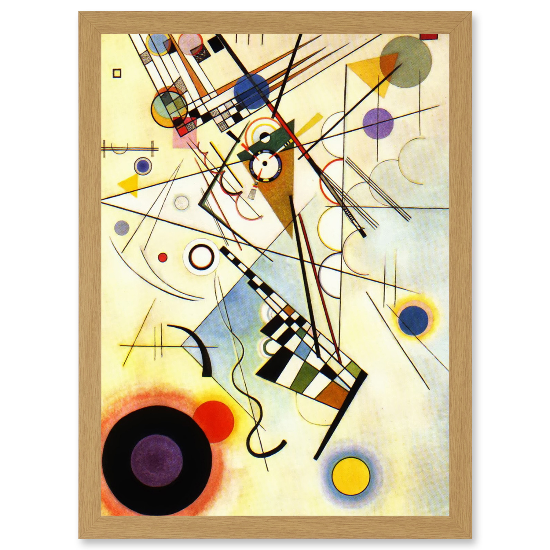 Kandinsky Komposition Viii A4 gerahmter Wandkunstdruck - Bild 14 von 21