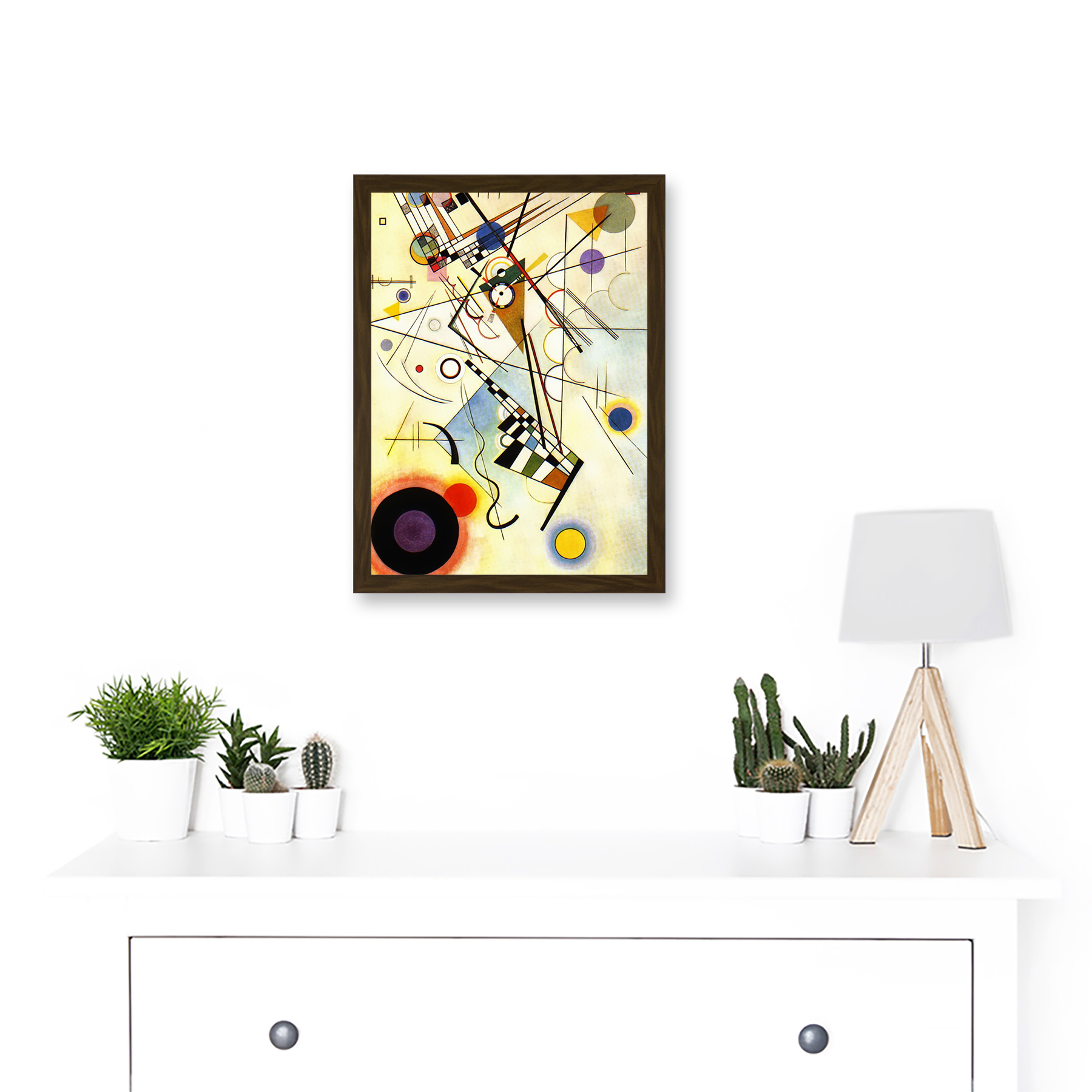 Kandinsky Komposition Viii A4 gerahmter Wandkunstdruck - Bild 7 von 21