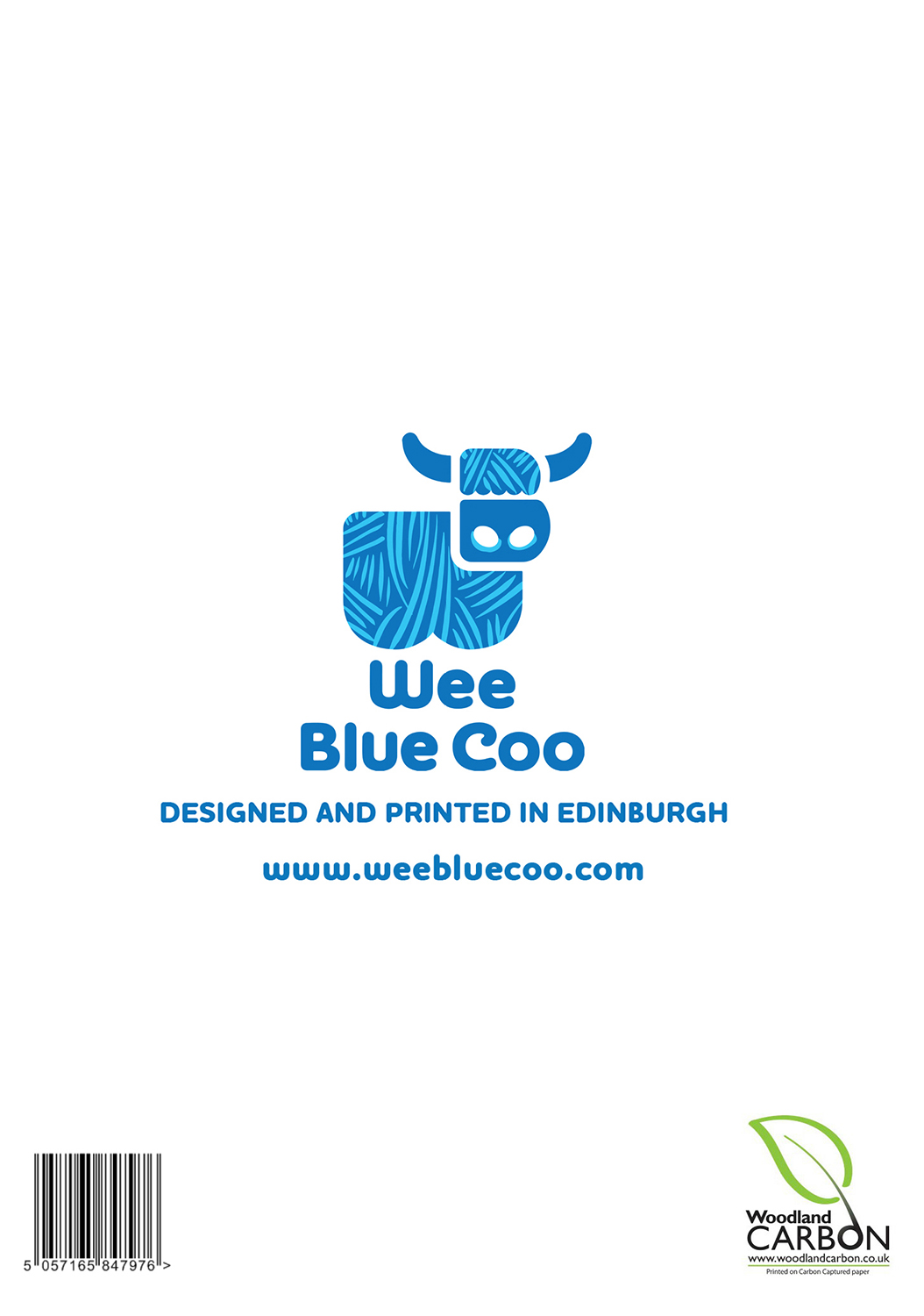 Scottish Highland Hairy Coo Cow Surprised Expression Blank Greeting Card - Picture 3 of 4