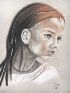 "AMA, la petite Malienne" - "AMA, the little Malian girl" 