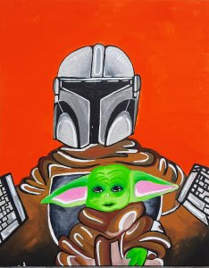 The Mandalorian and Baby Yoda